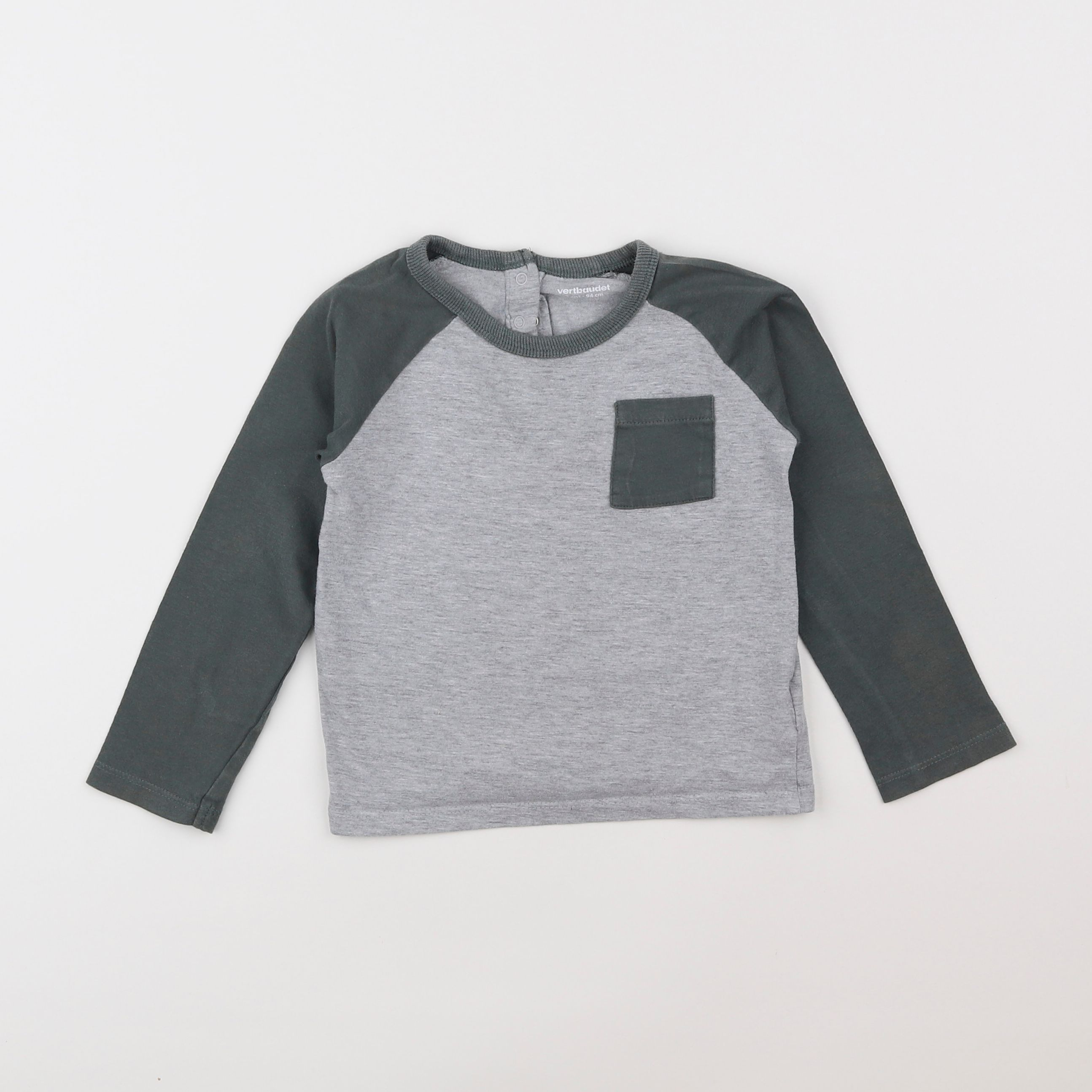 Vertbaudet - tee-shirt gris - 3 ans