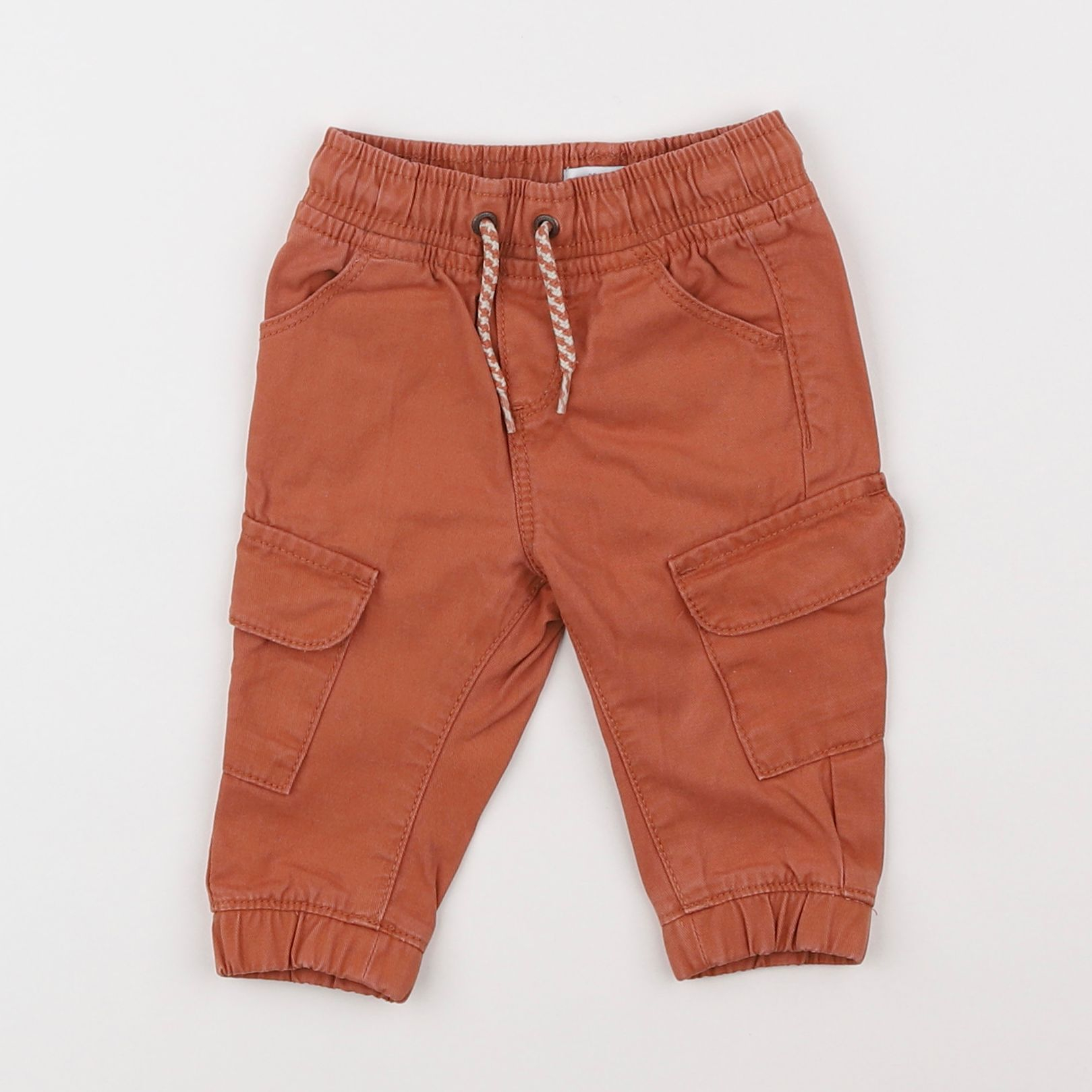 Vertbaudet - pantalon orange - 3 mois