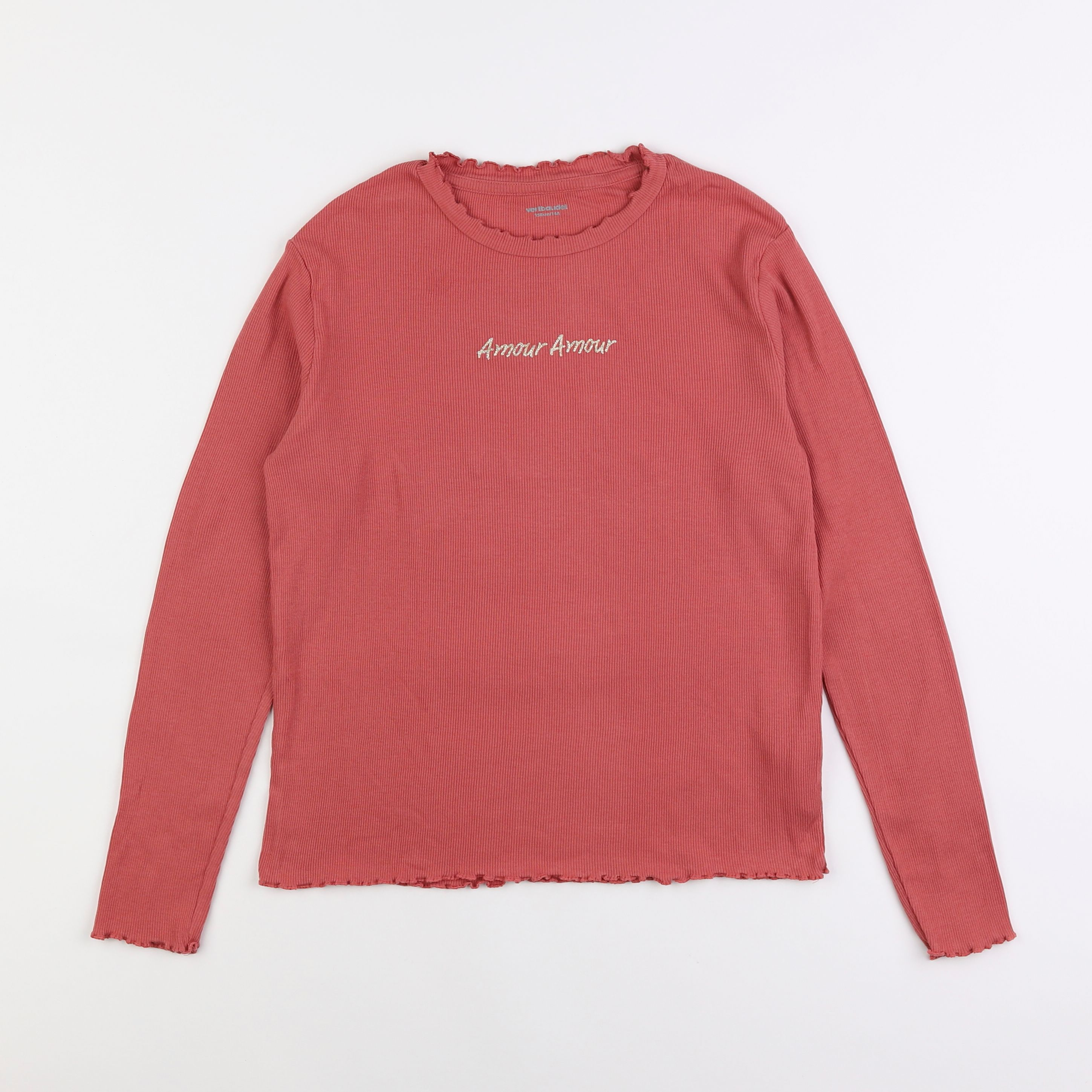 Vertbaudet - tee-shirt rose - 14 ans