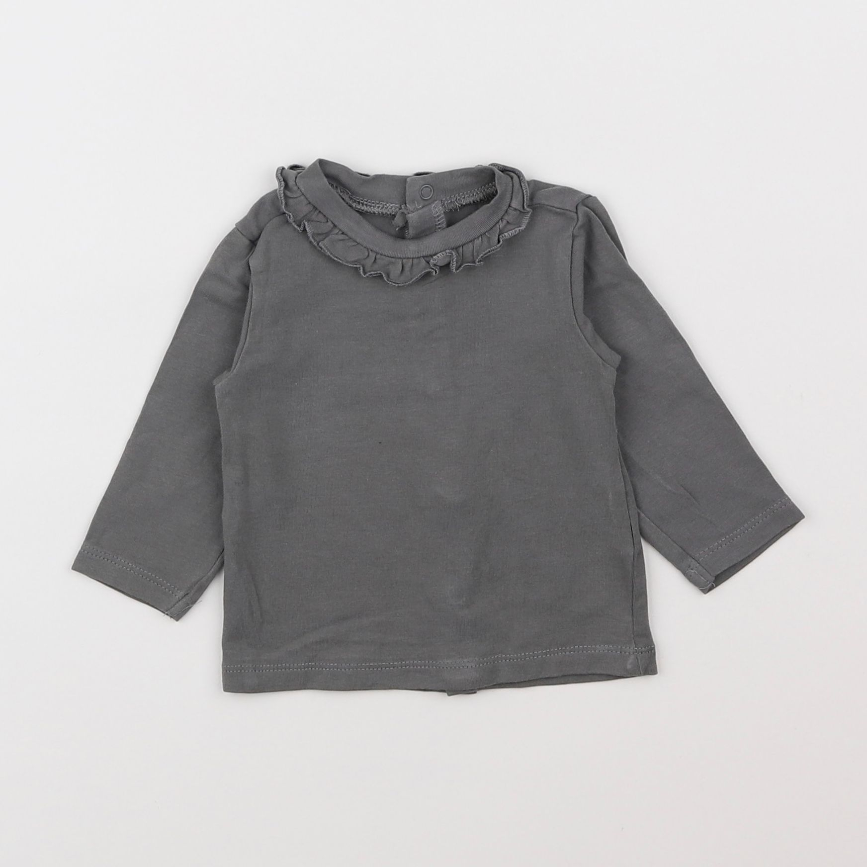 Vertbaudet - tee-shirt gris - 3 mois