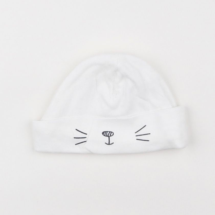 Vertbaudet - bonnet de naissance blanc - 0/1 mois