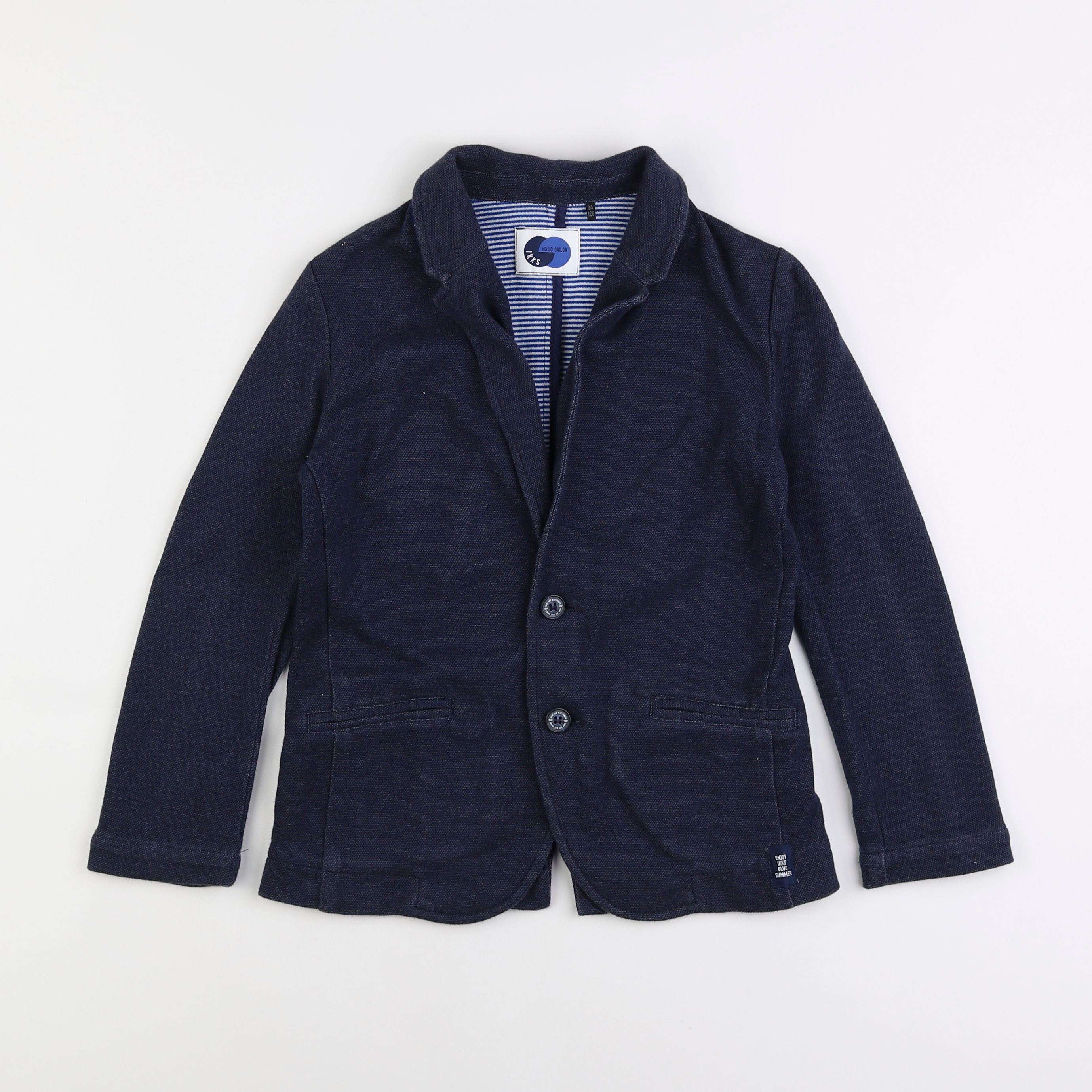 IKKS - veste bleu - 8 ans