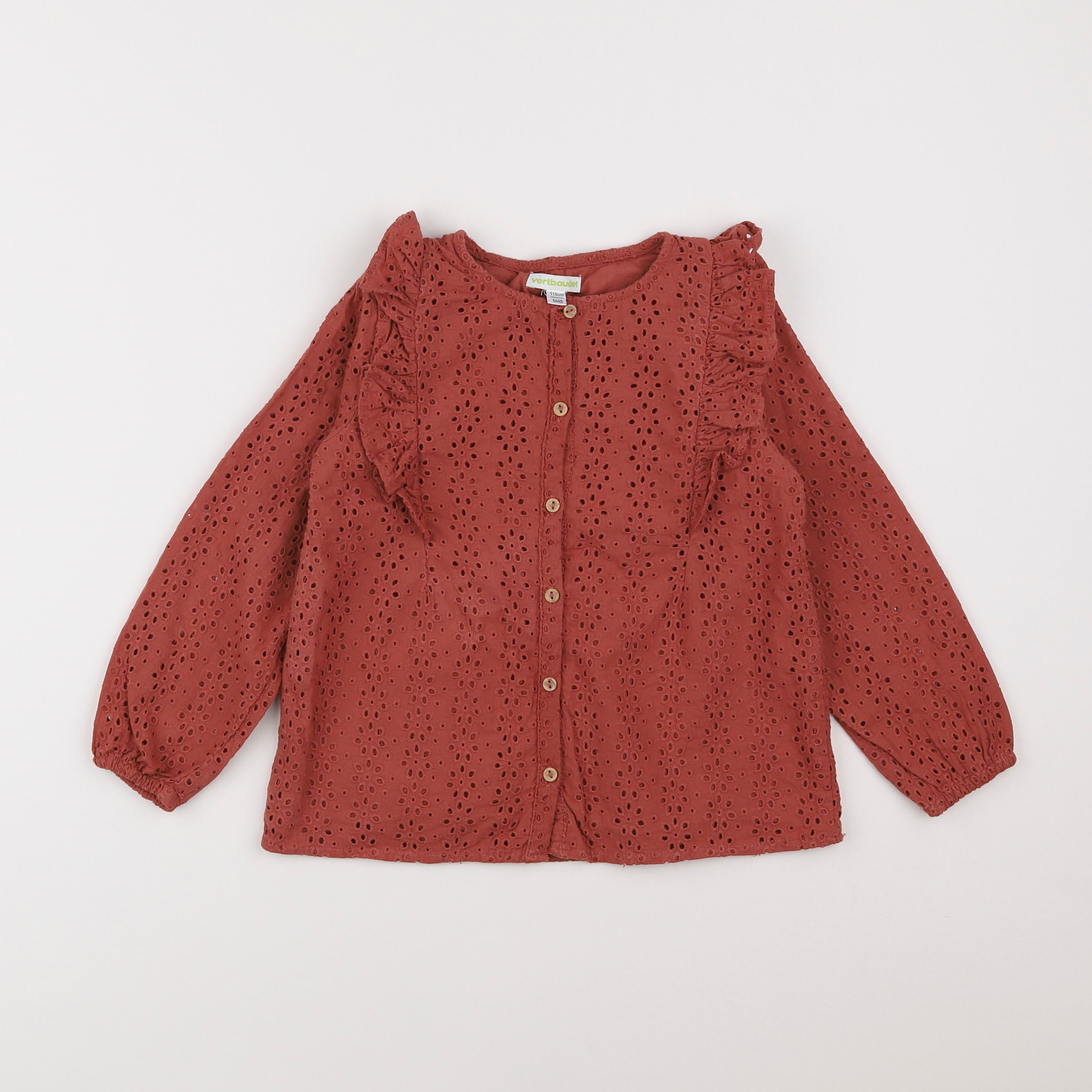 Vertbaudet - blouse rose - 6 ans