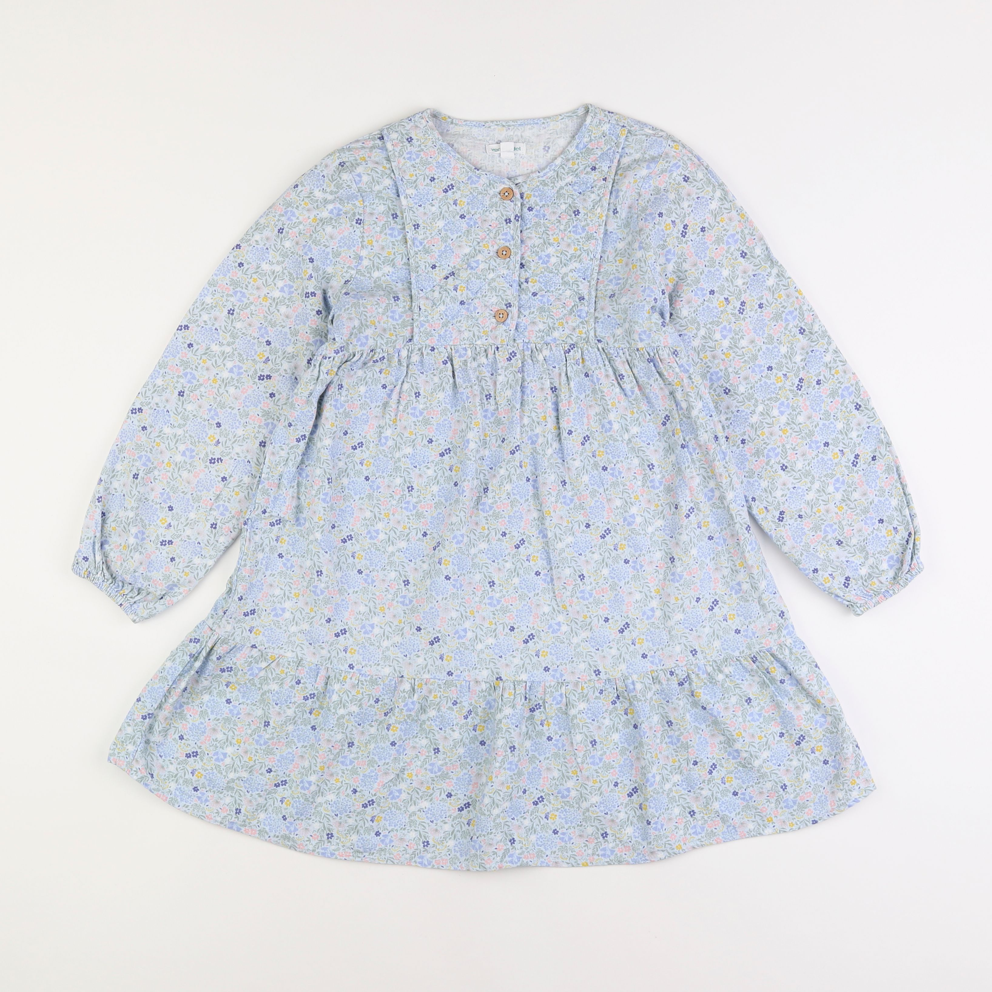 Vertbaudet - robe multicolore - 9 ans