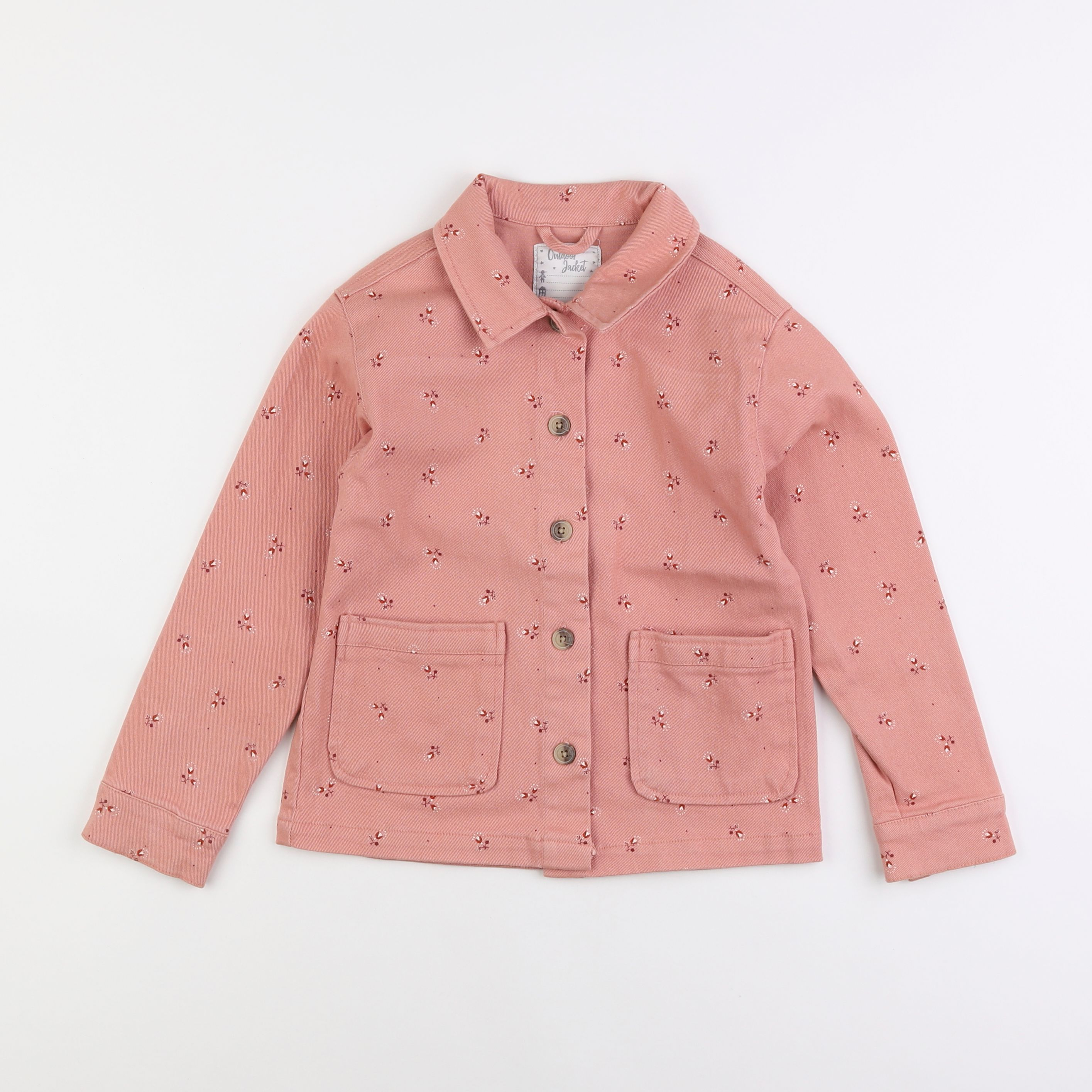 Vertbaudet - veste rose - 8 ans