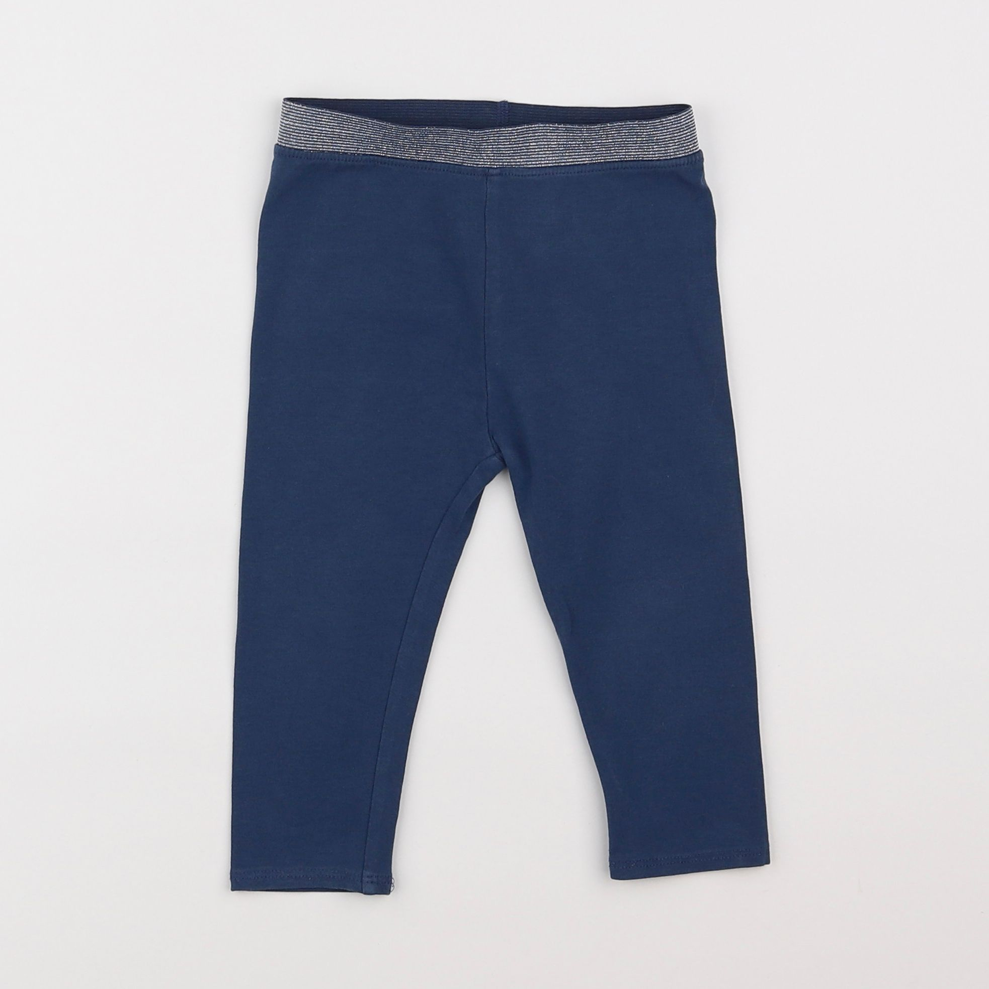 Vertbaudet - legging bleu - 18 mois