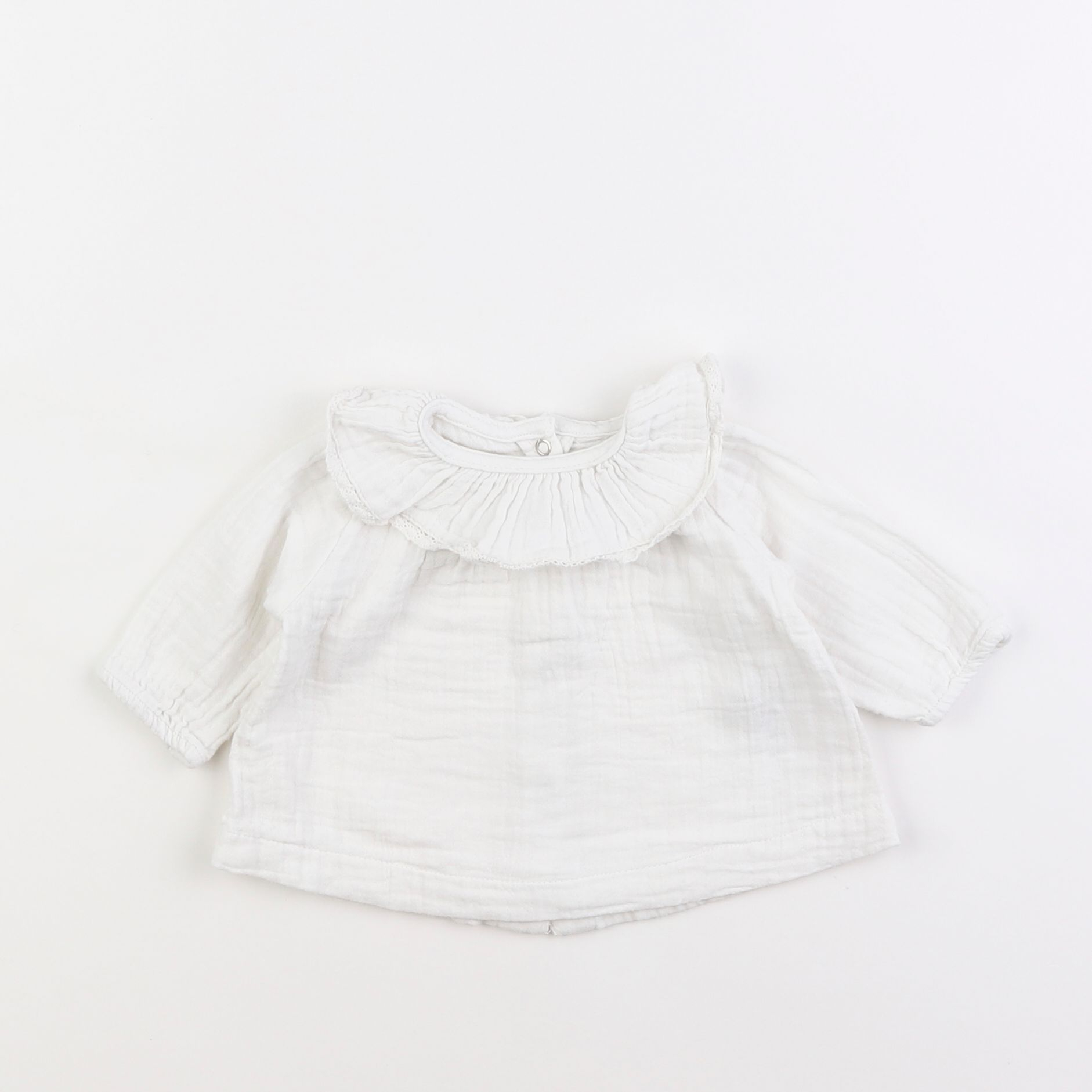 Vertbaudet - blouse blanc - 1 mois