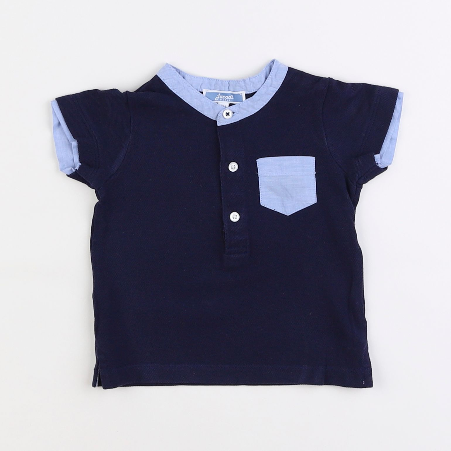 Jacadi - tee-shirt bleu - 6 mois