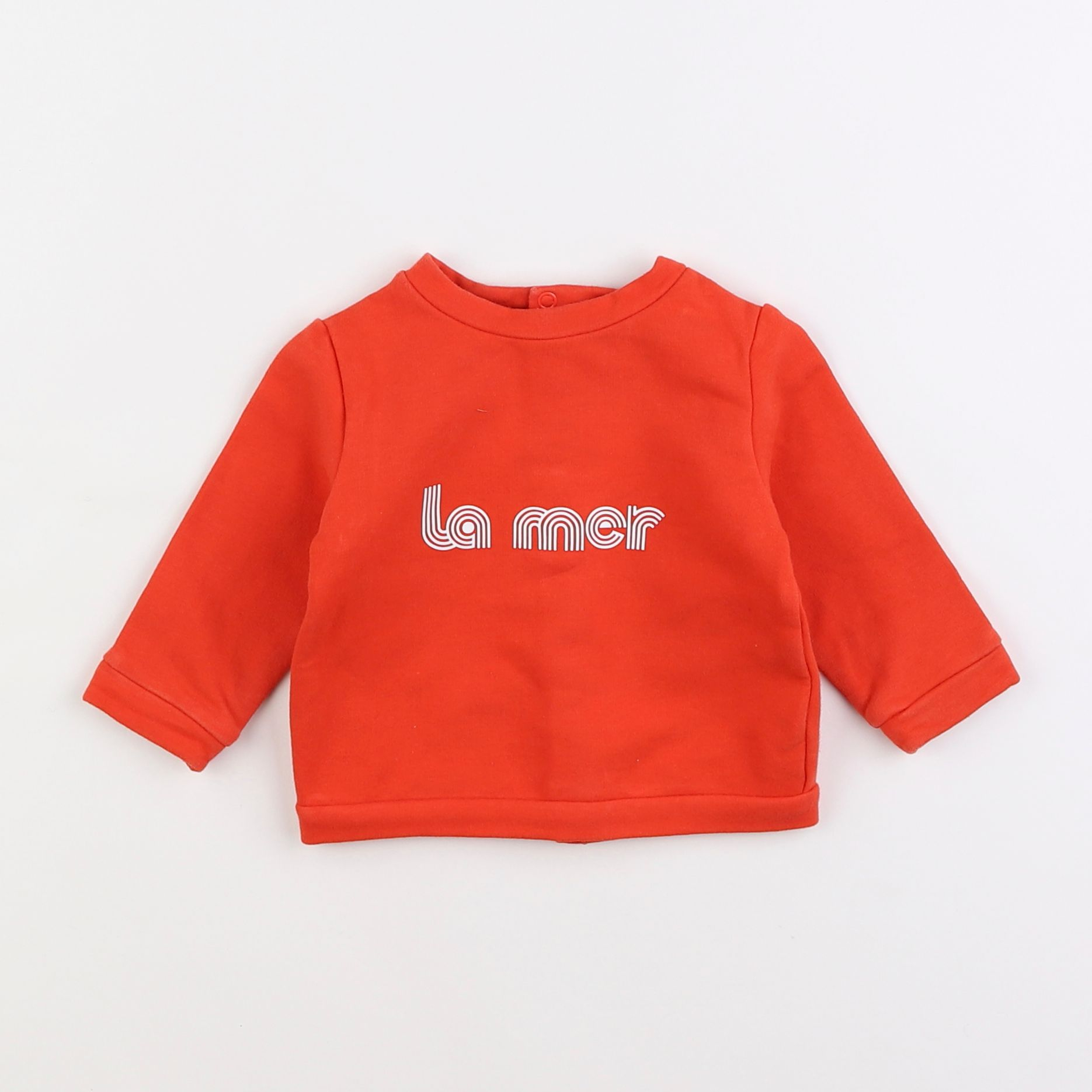 Jacadi - sweat rouge - 6 mois