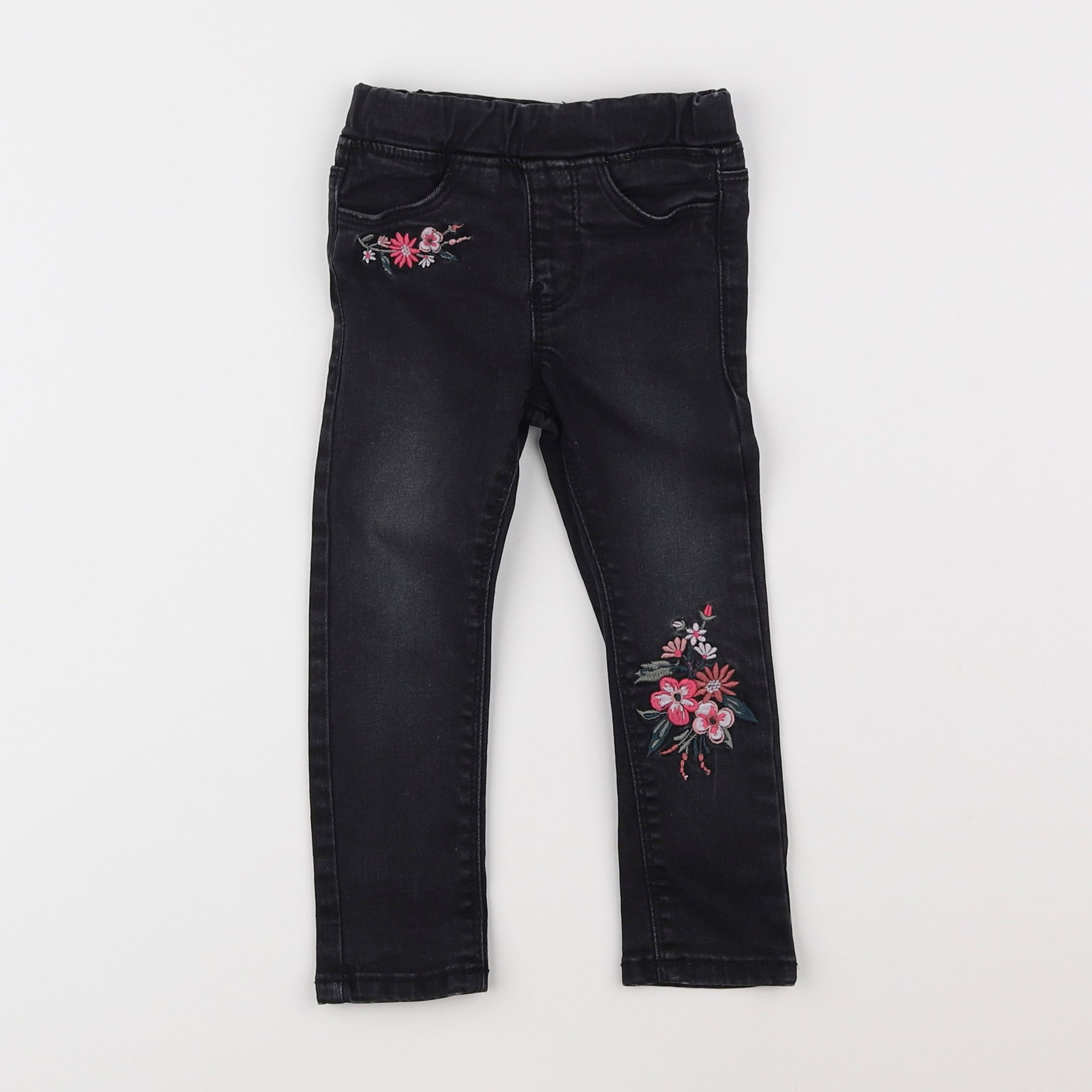 Vertbaudet - jegging gris - 2 ans