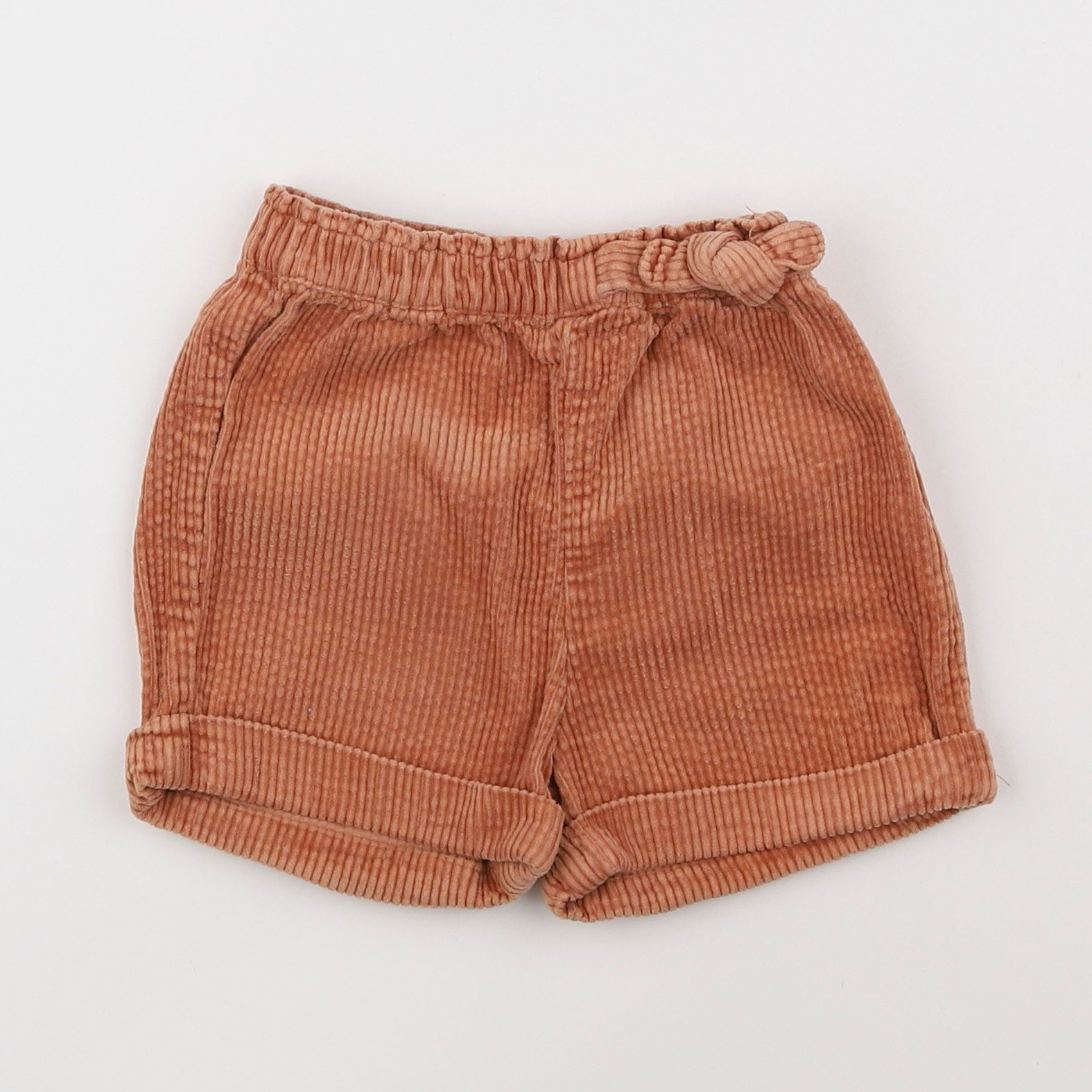 Vertbaudet - short marron - 18 mois