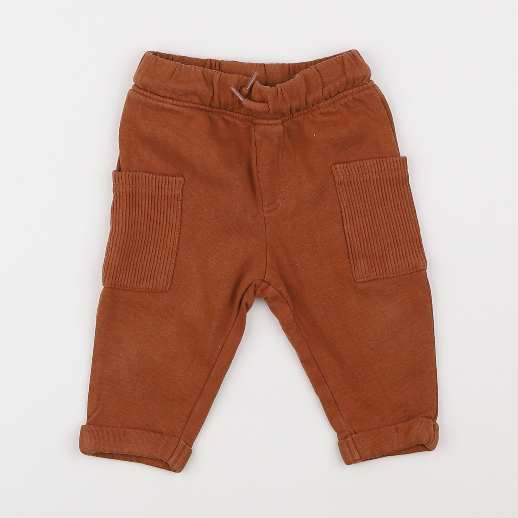 Vertbaudet - jegging marron - 9 mois