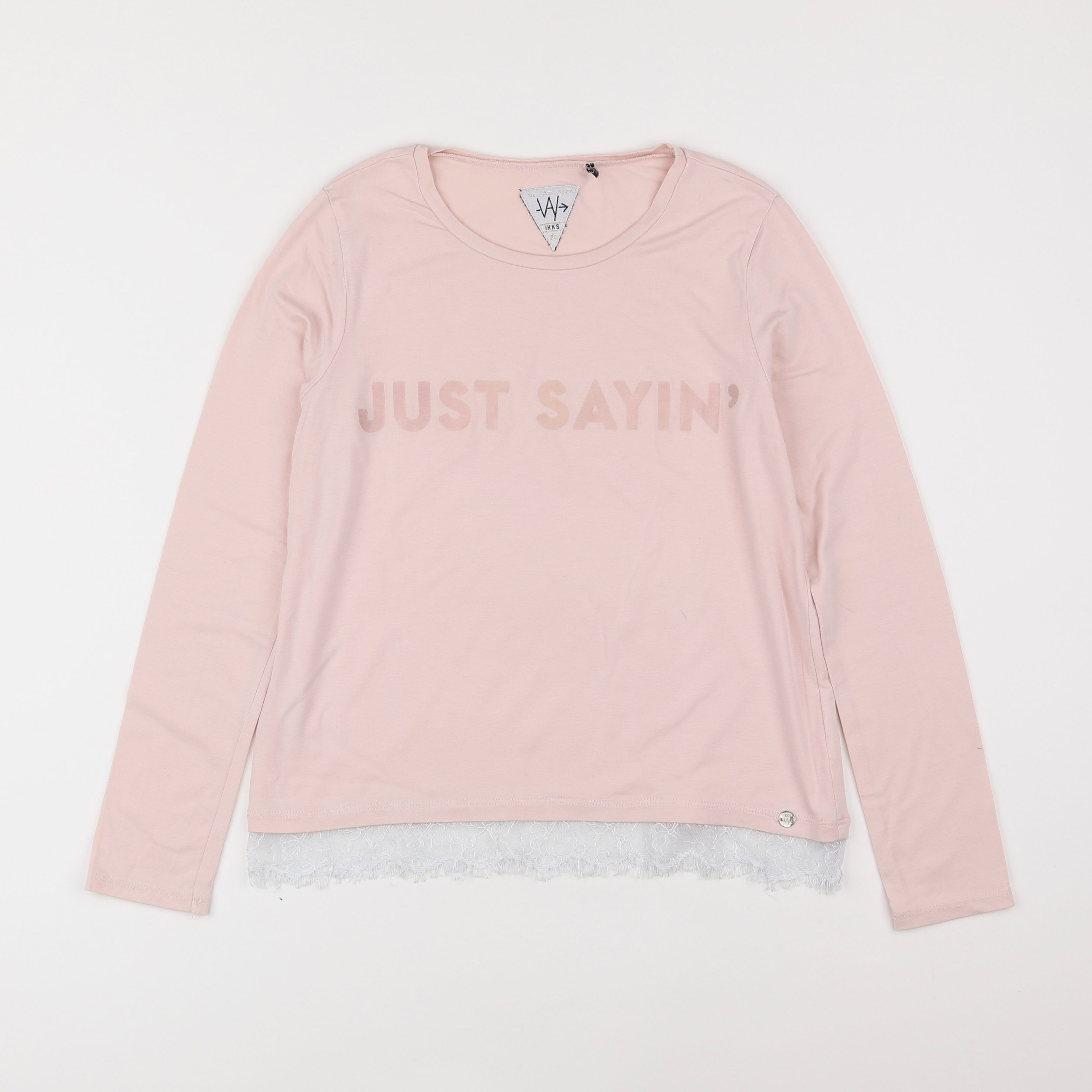 IKKS - tee-shirt rose - 12 ans