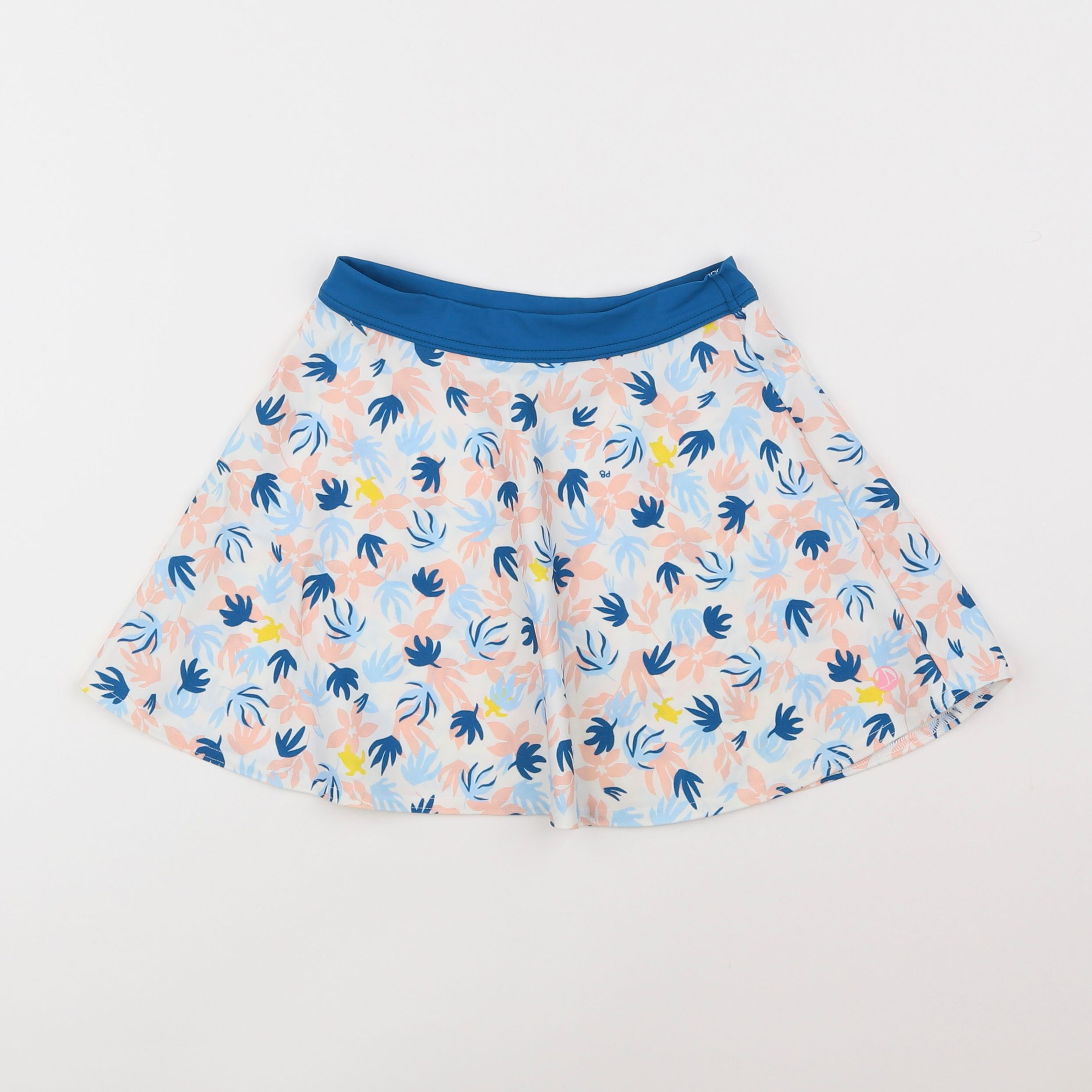 Petit Bateau - jupe maillot de bain bleu - 10 ans