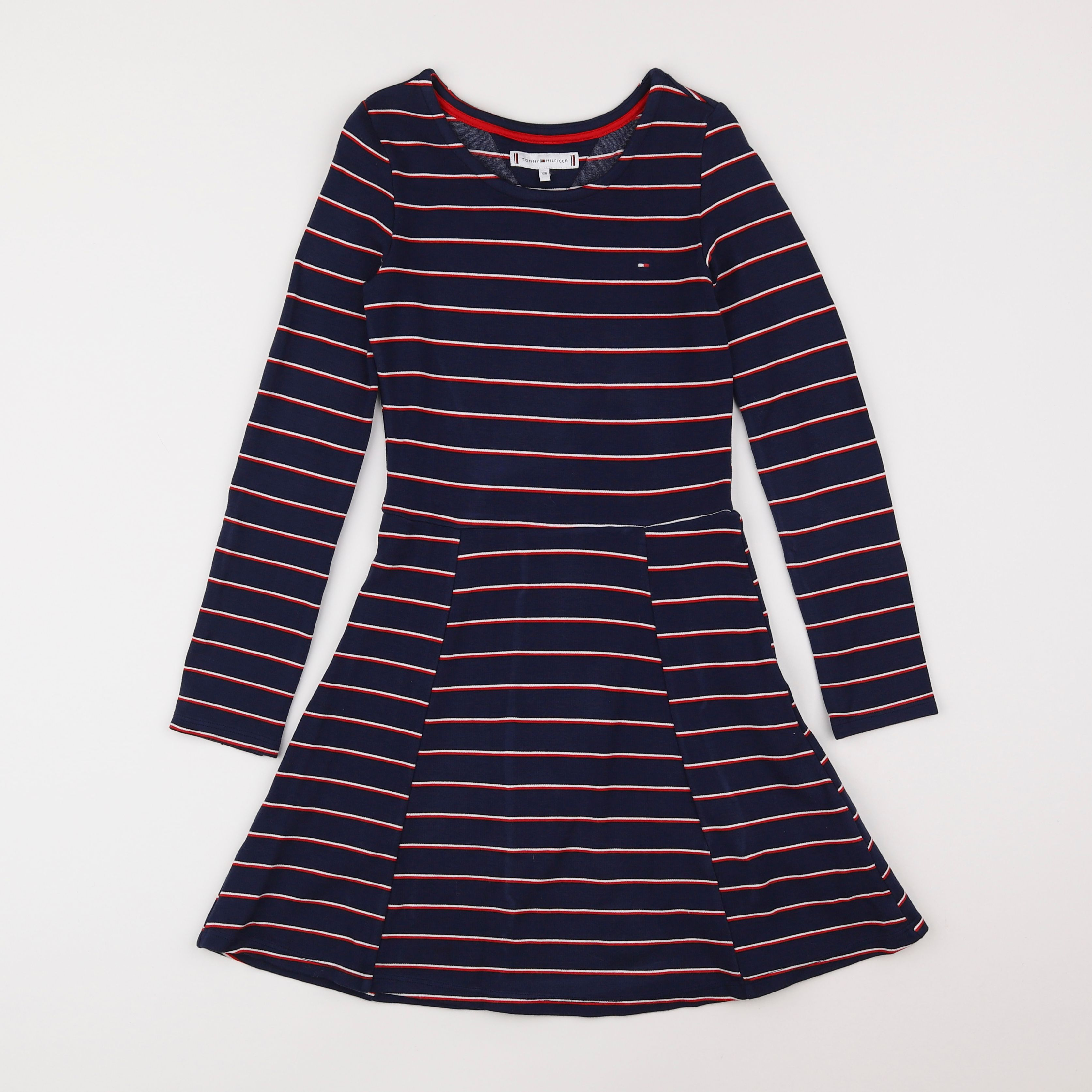 Tommy Hilfiger - robe bleu - 7/8 ans