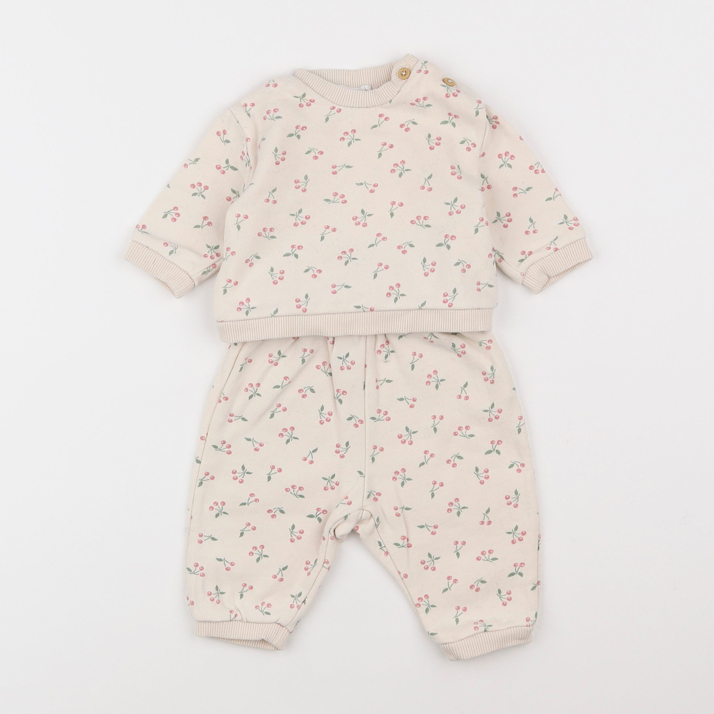 Boutchou - ensemble beige - 1 mois