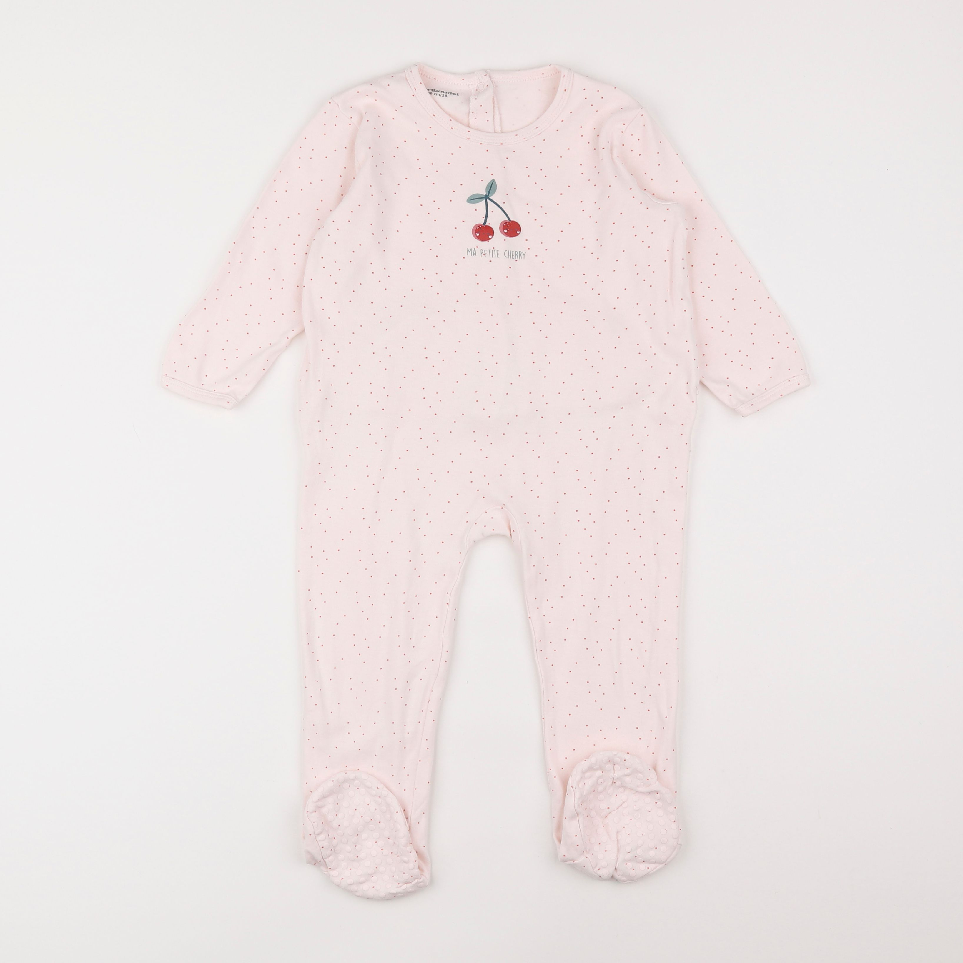 Vertbaudet - pyjama coton rose - 2 ans