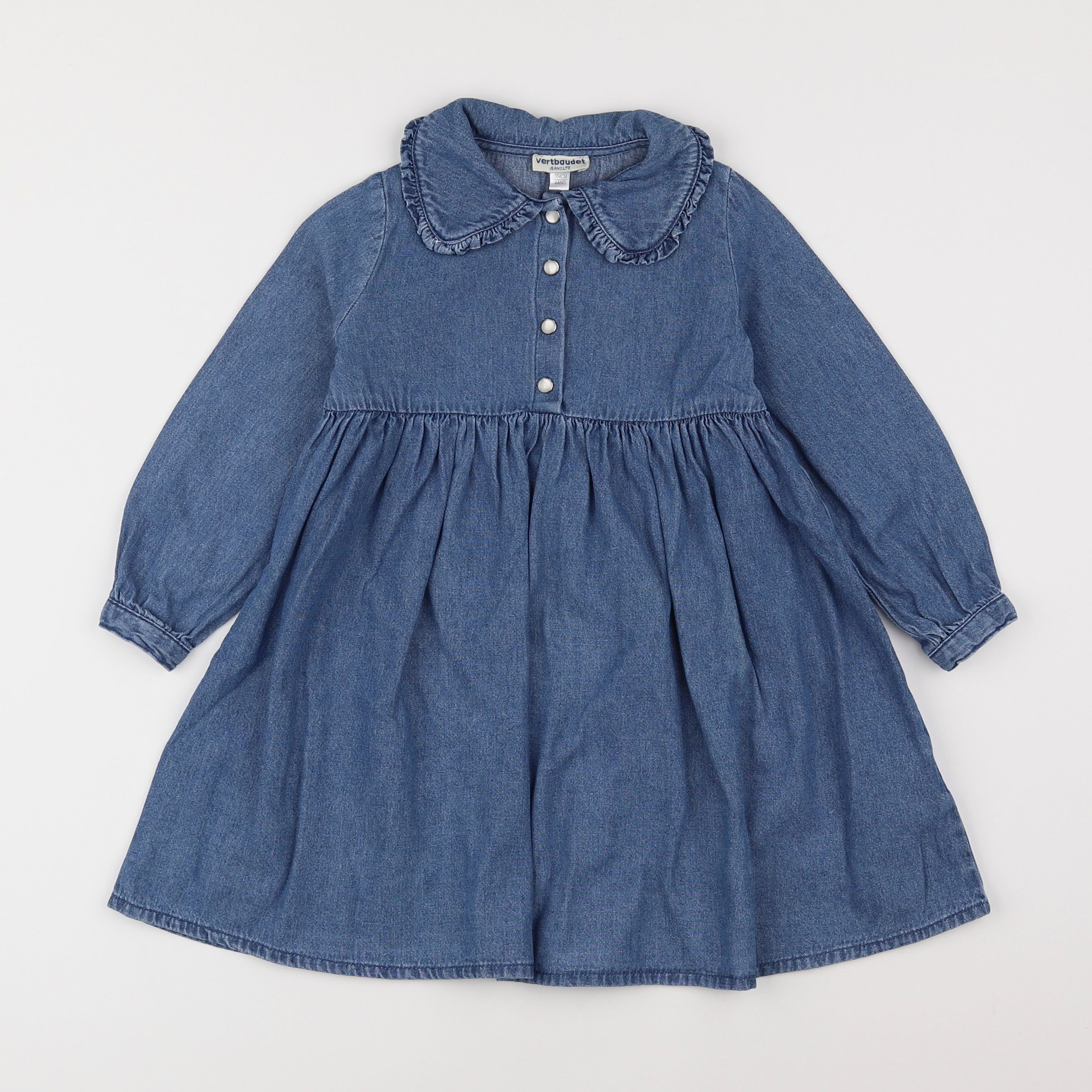 Vertbaudet - robe bleu - 4 ans