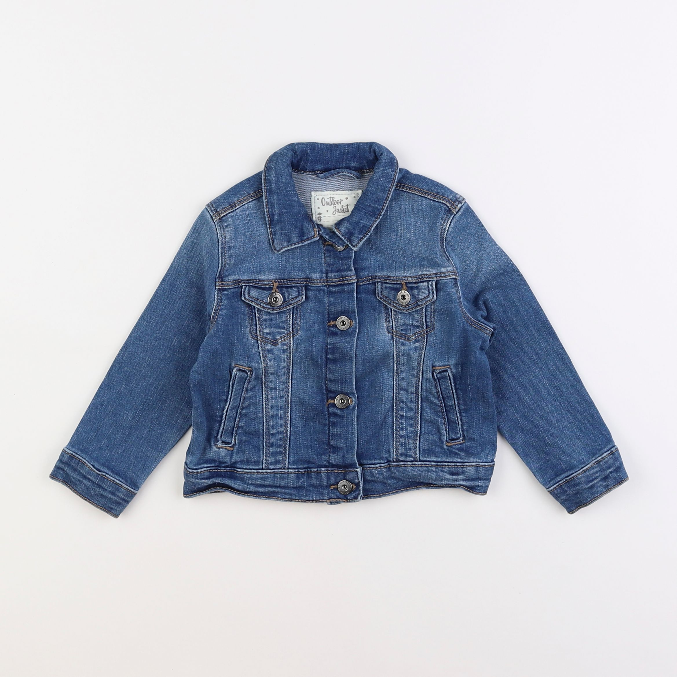 Vertbaudet - veste bleu - 2 ans