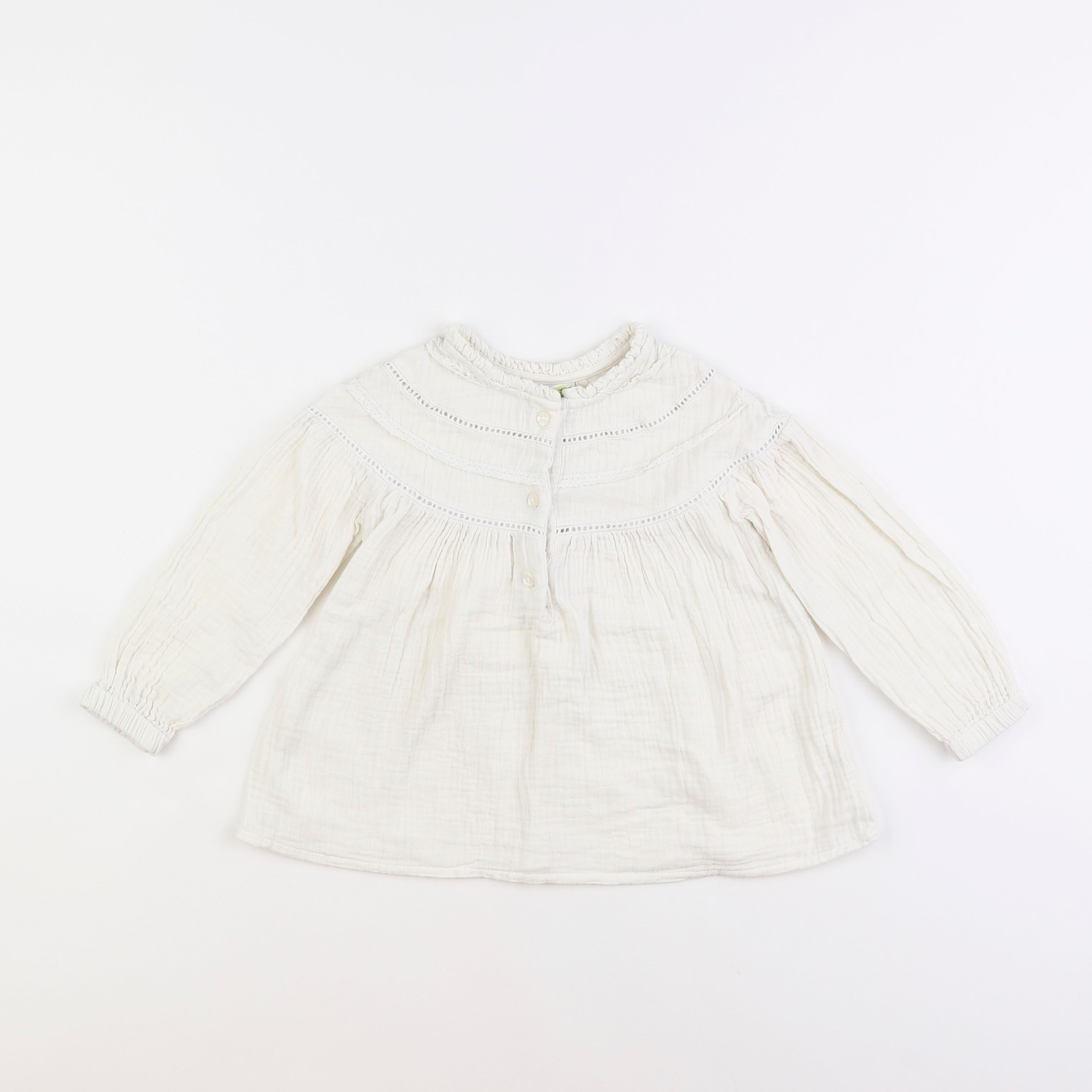 Tape à l'oeil - blouse blanc - 3 ans