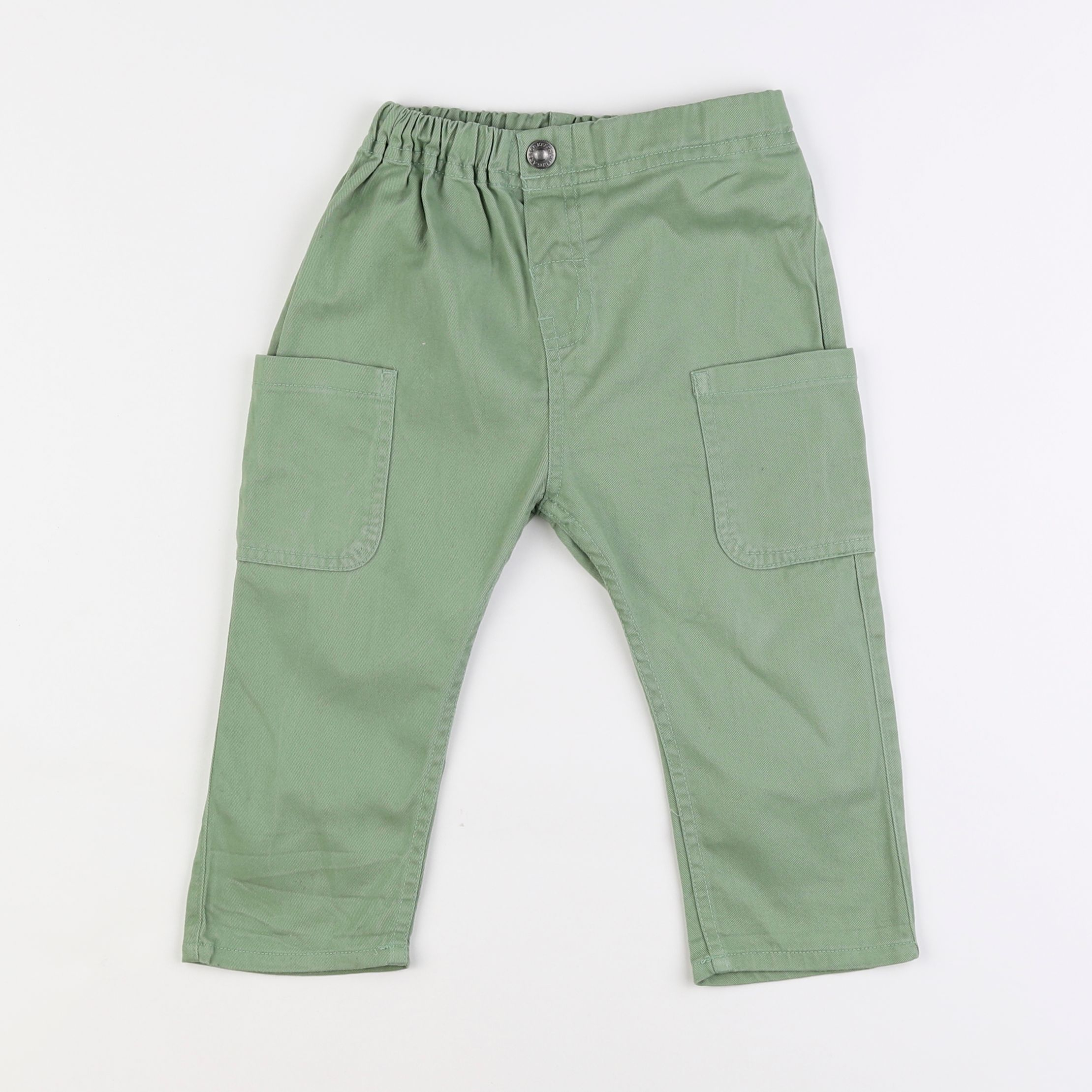 H&M - pantalon vert - 12/18 mois