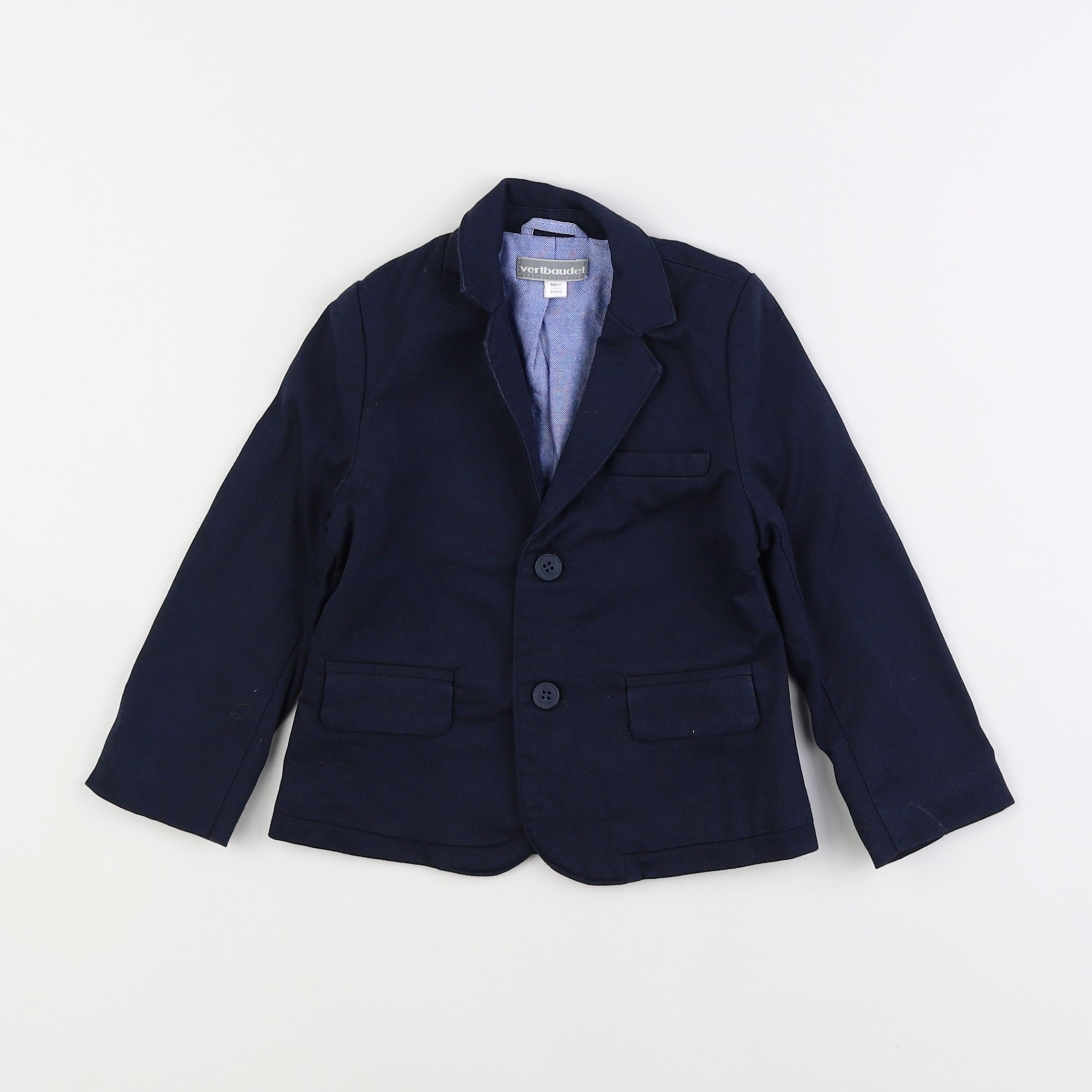 Vertbaudet - veste bleu - 2 ans