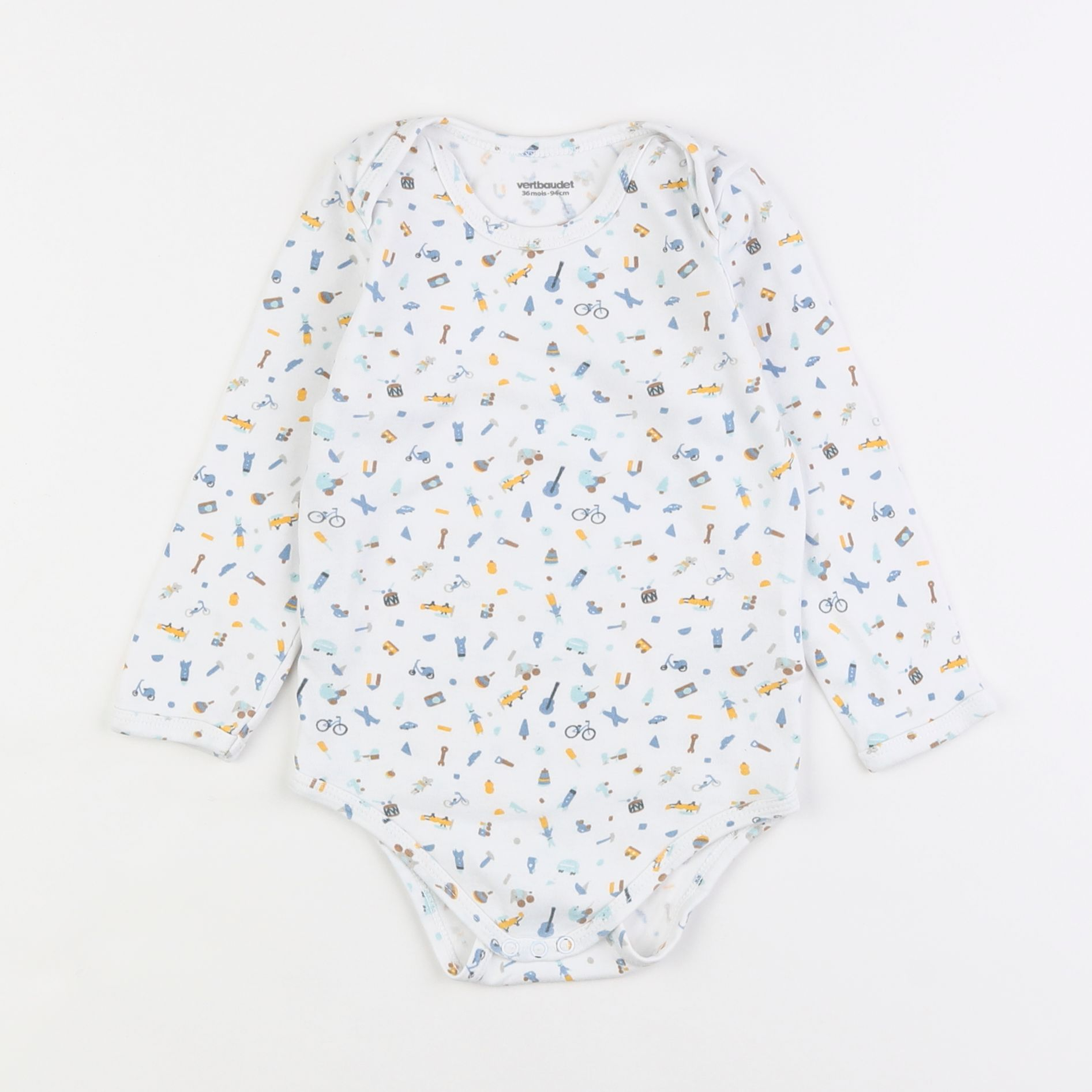 Vertbaudet - body multicolore - 3 ans