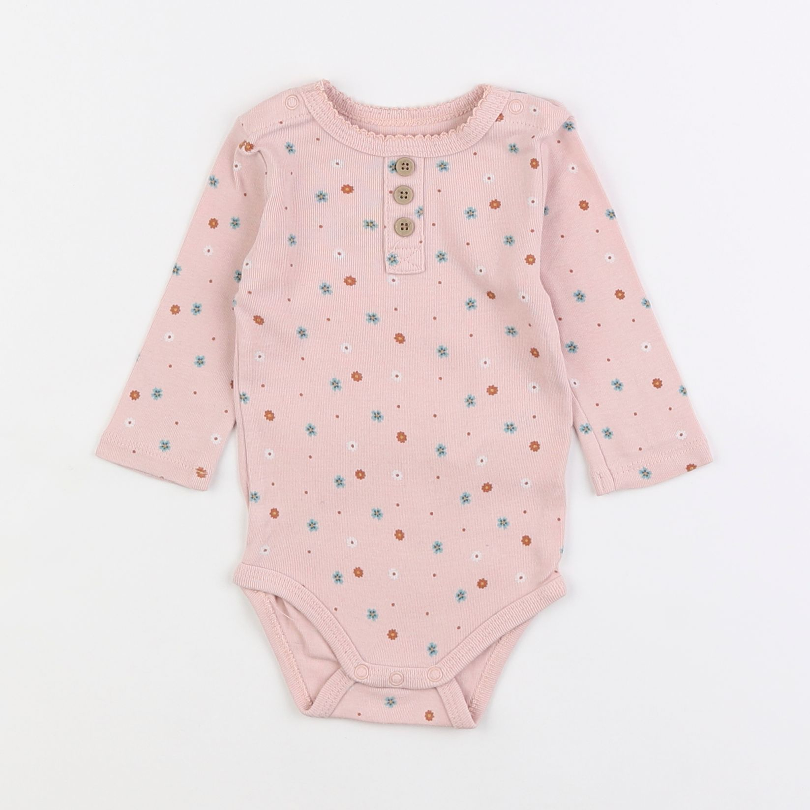 La Redoute - body rose - 6 mois