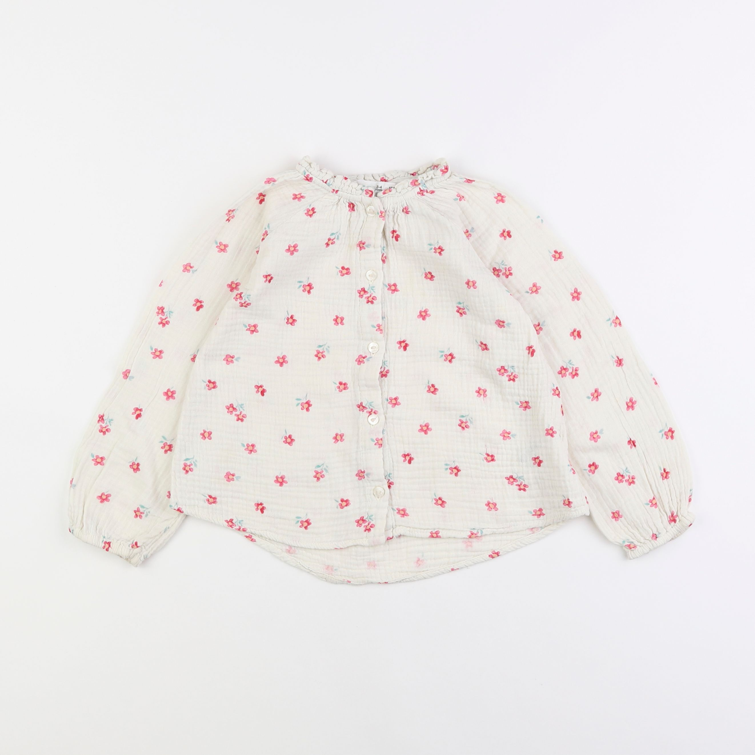 Zara - blouse beige - 3/4 ans