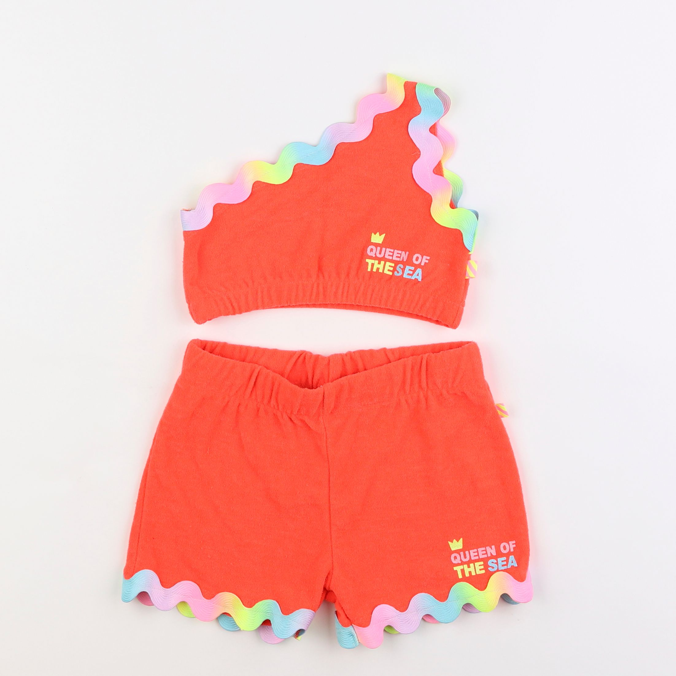 Billie Blush - ensemble orange fluo - 4 ans