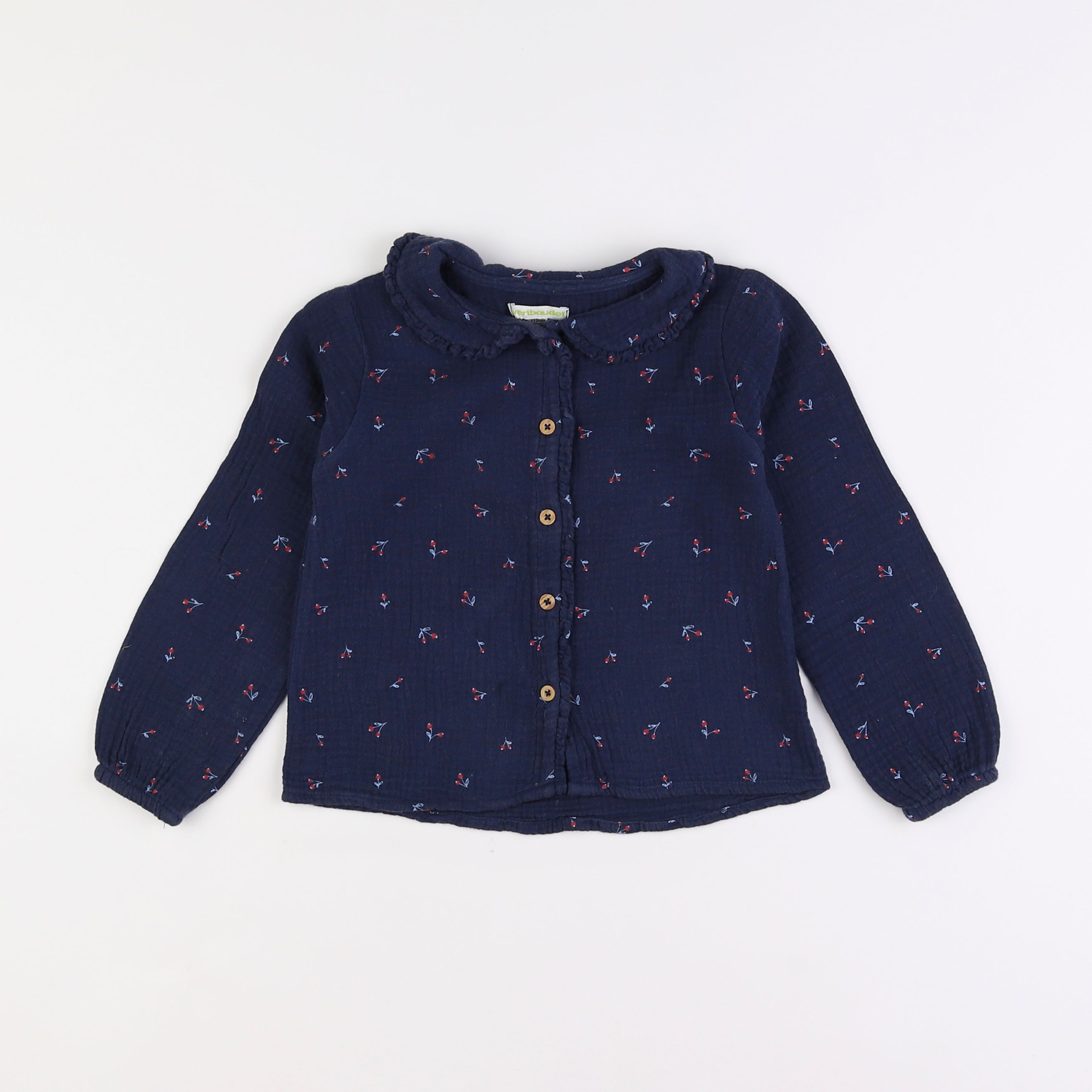 Vertbaudet - blouse bleu - 5 ans