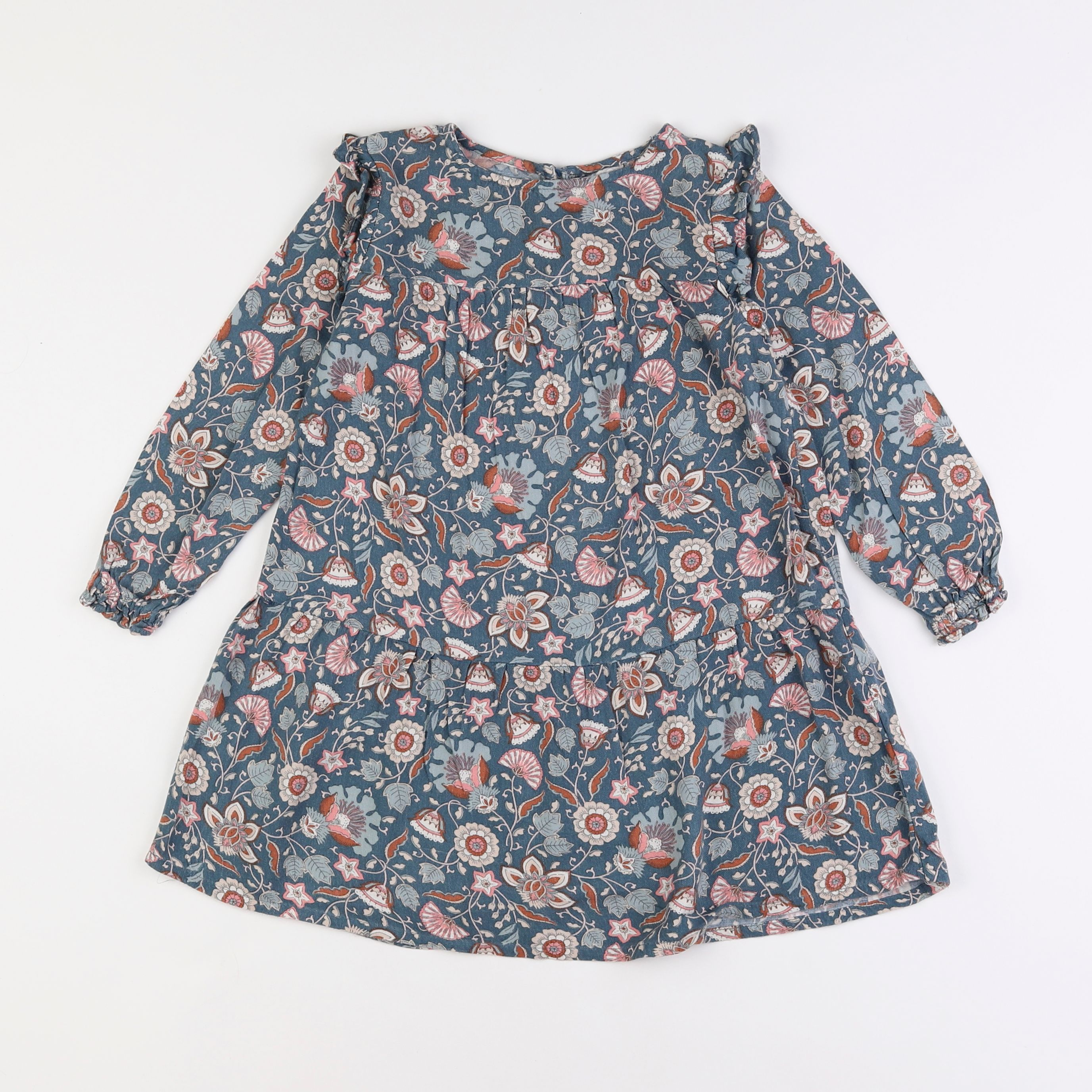 Vertbaudet - robe multicolore - 5 ans