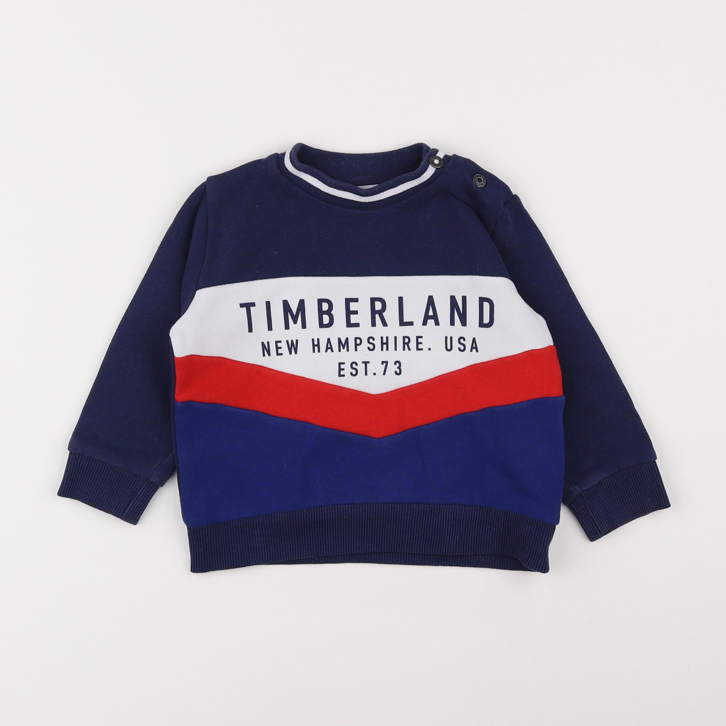 Tommy Hilfiger - sweat bleu - 2 ans