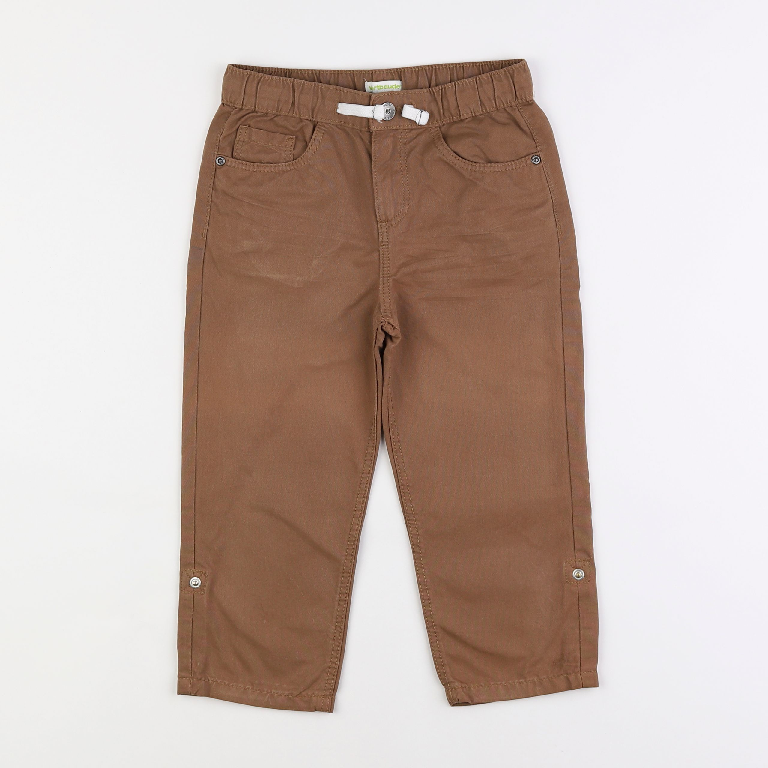 Vertbaudet - pantalon marron - 7 ans