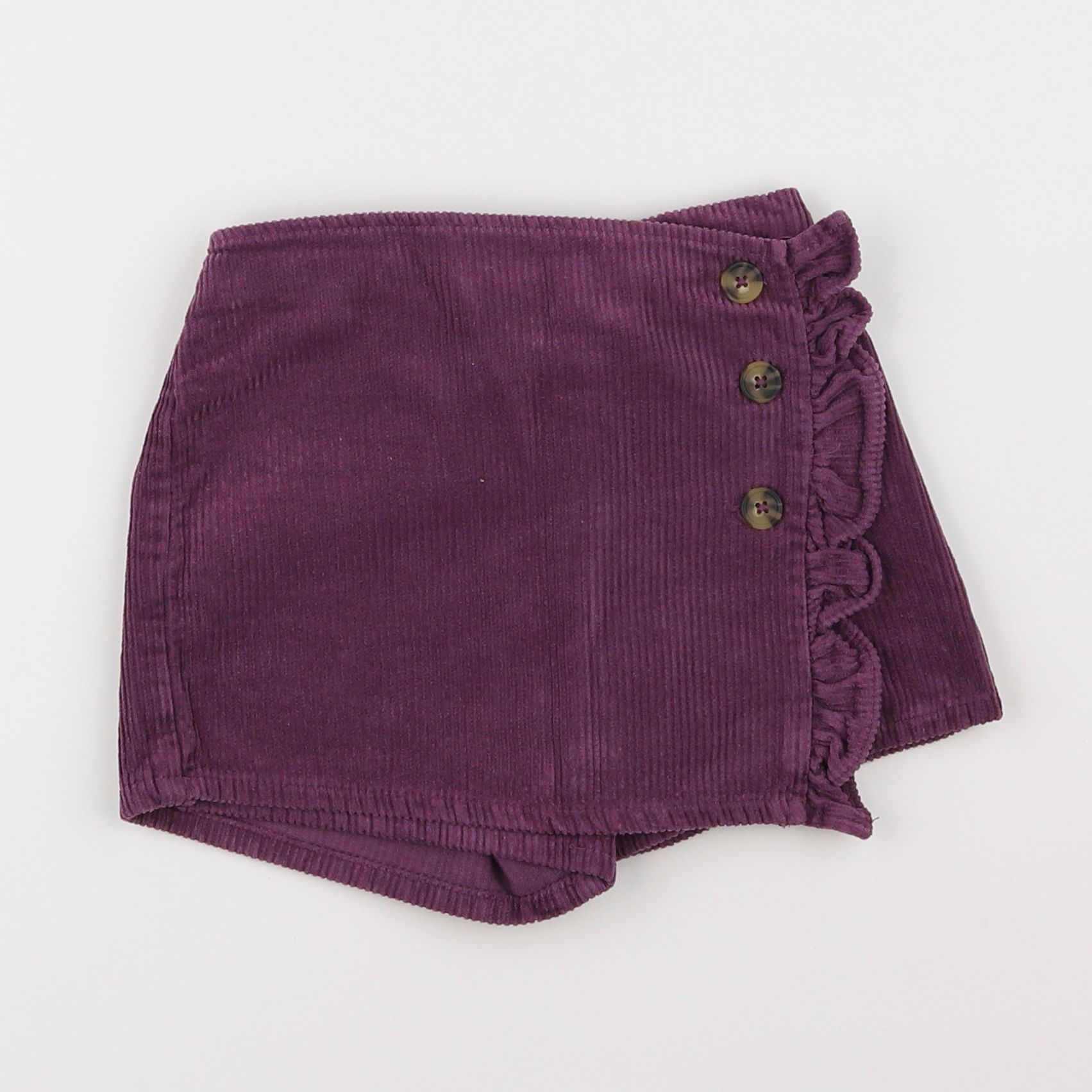 Vertbaudet - jupe short violet - 4 ans