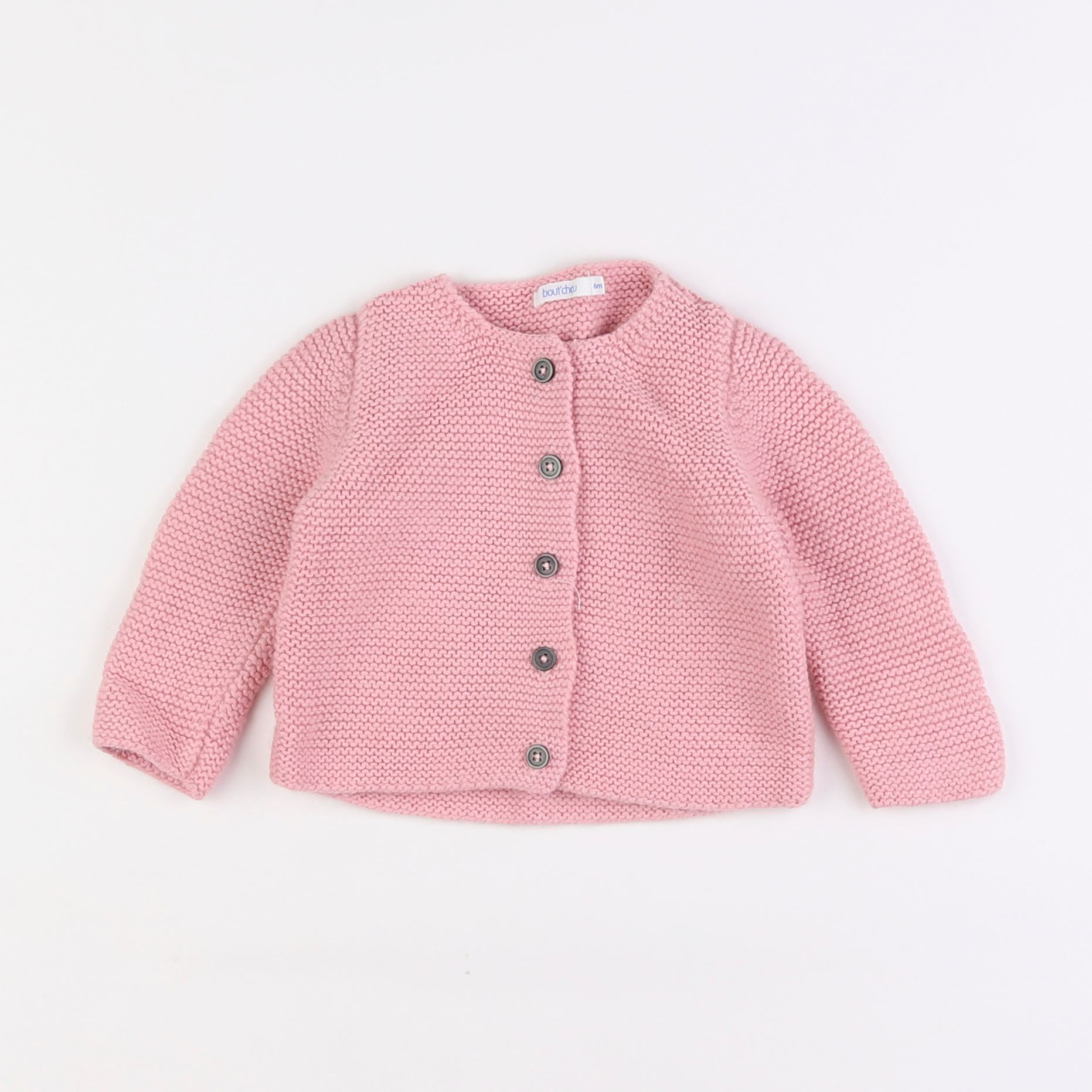 Boutchou - gilet rose - 6 mois