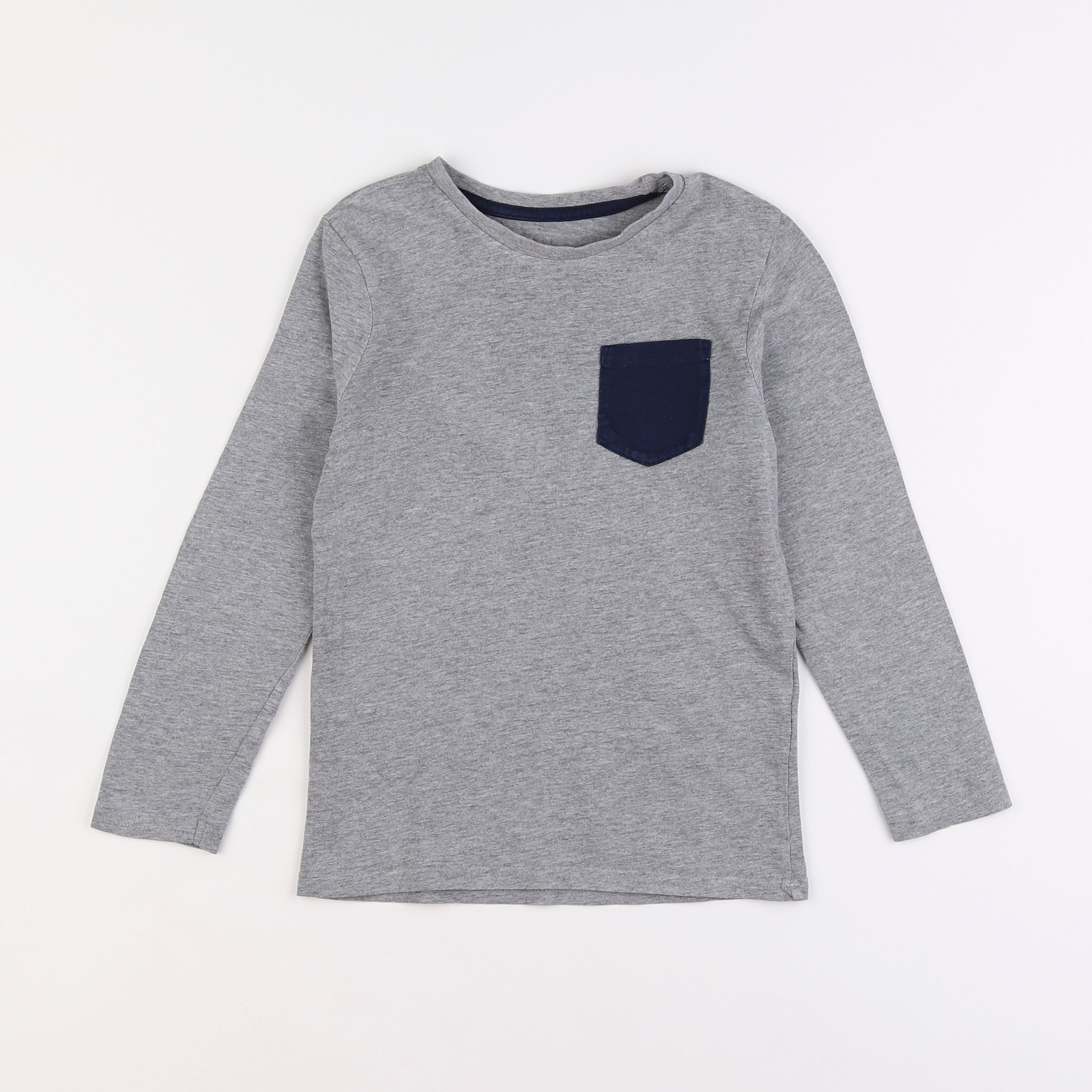 Vertbaudet - tee-shirt gris - 8 ans