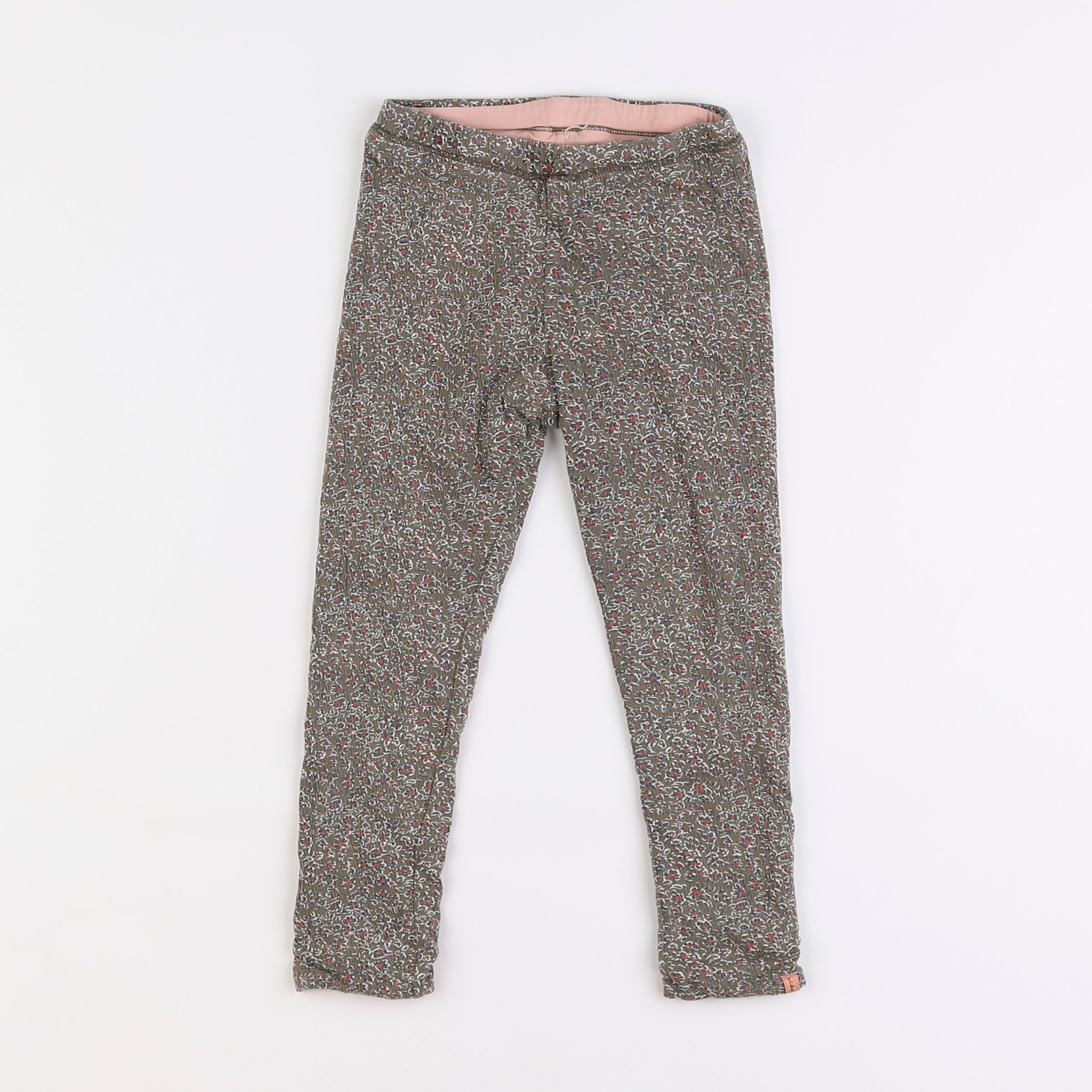 IKKS - legging vert, rose - 4 ans