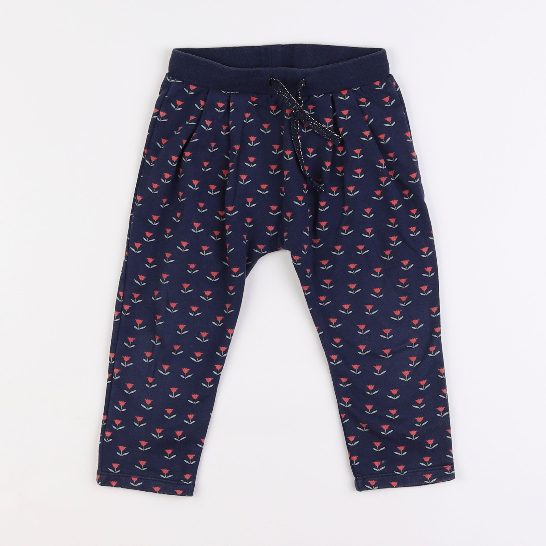 Boutchou - pantalon bleu - 2 ans