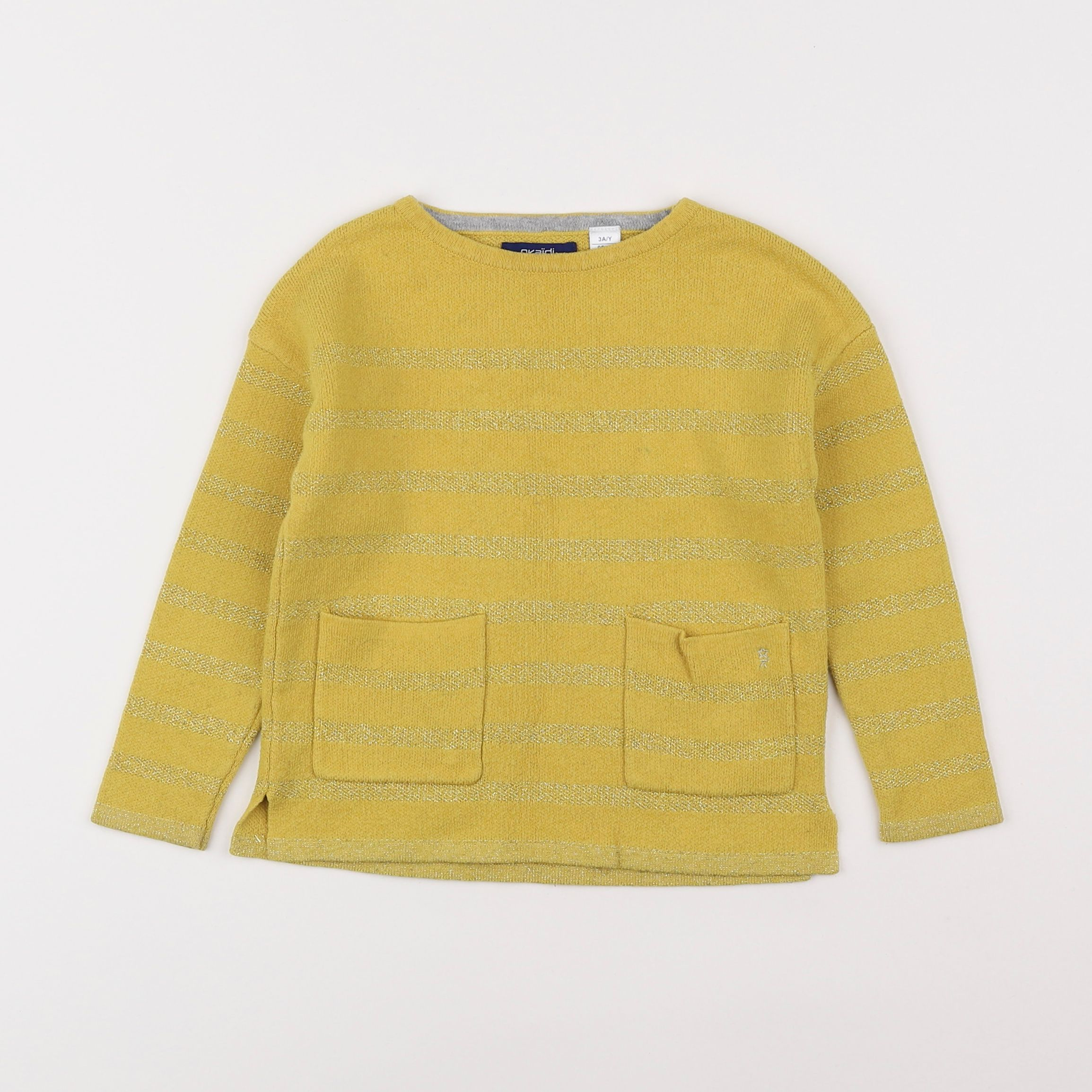 Okaidi - pull jaune - 3 ans