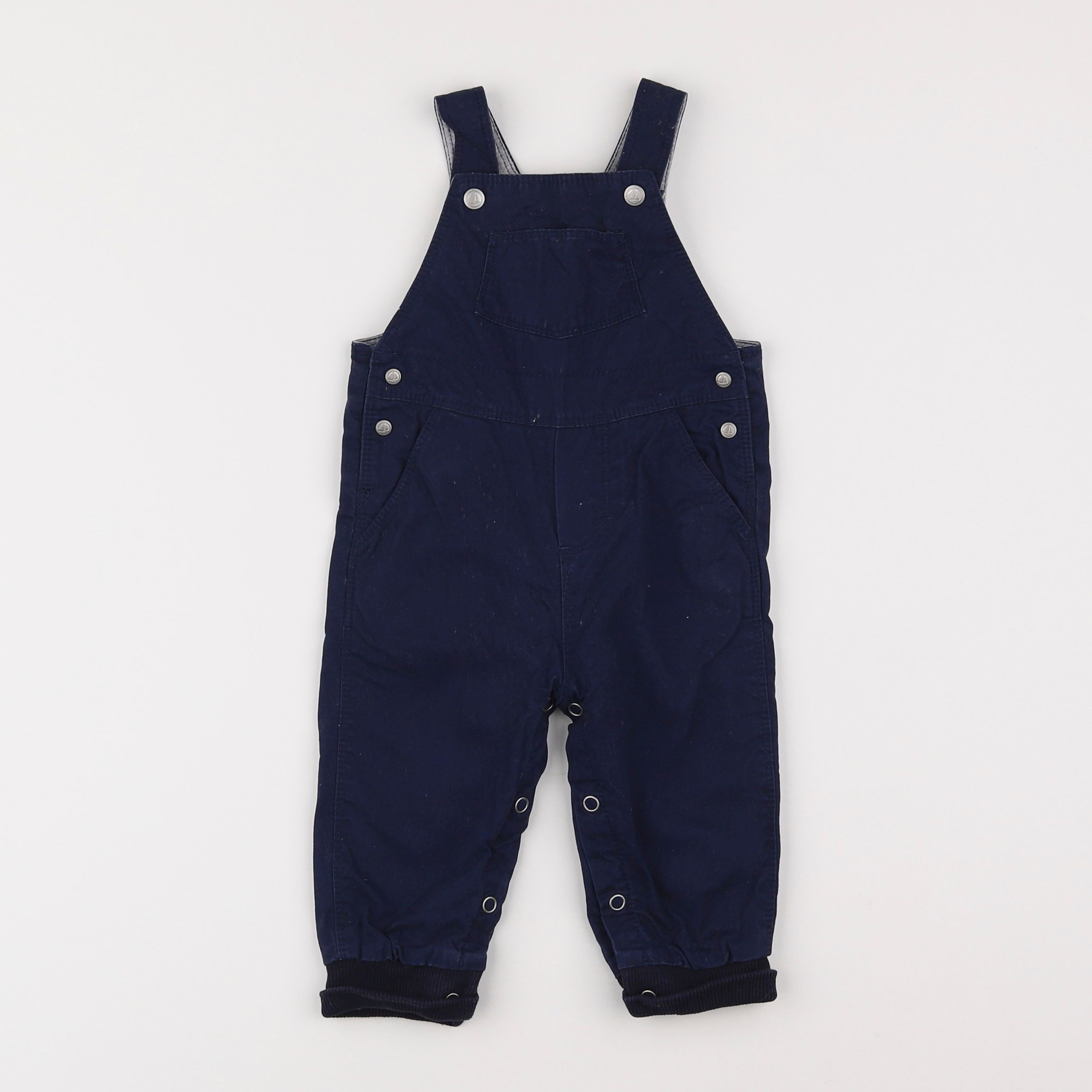 Petit Bateau - salopette bleu - 6 mois