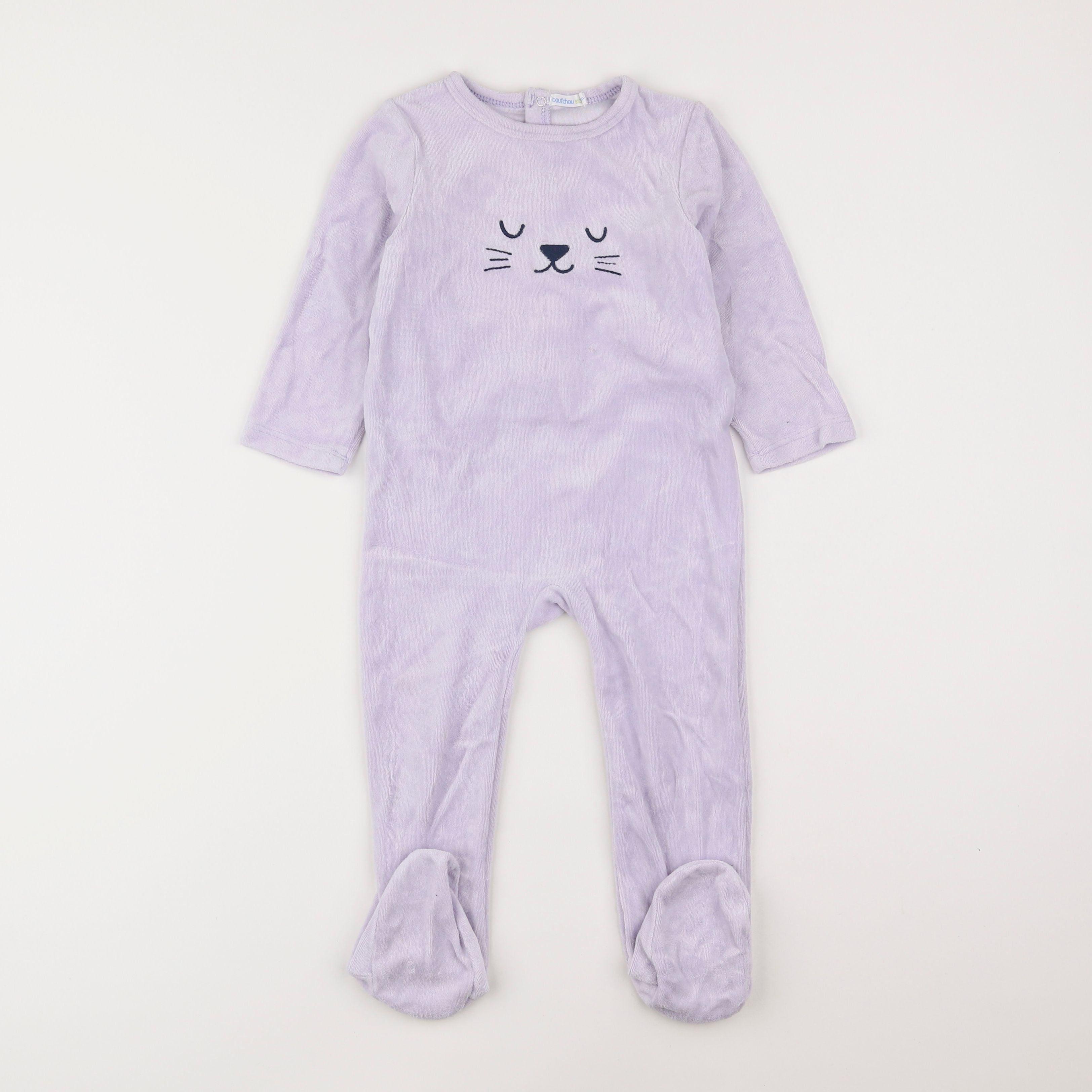 Boutchou - pyjama velours violet - 2 ans