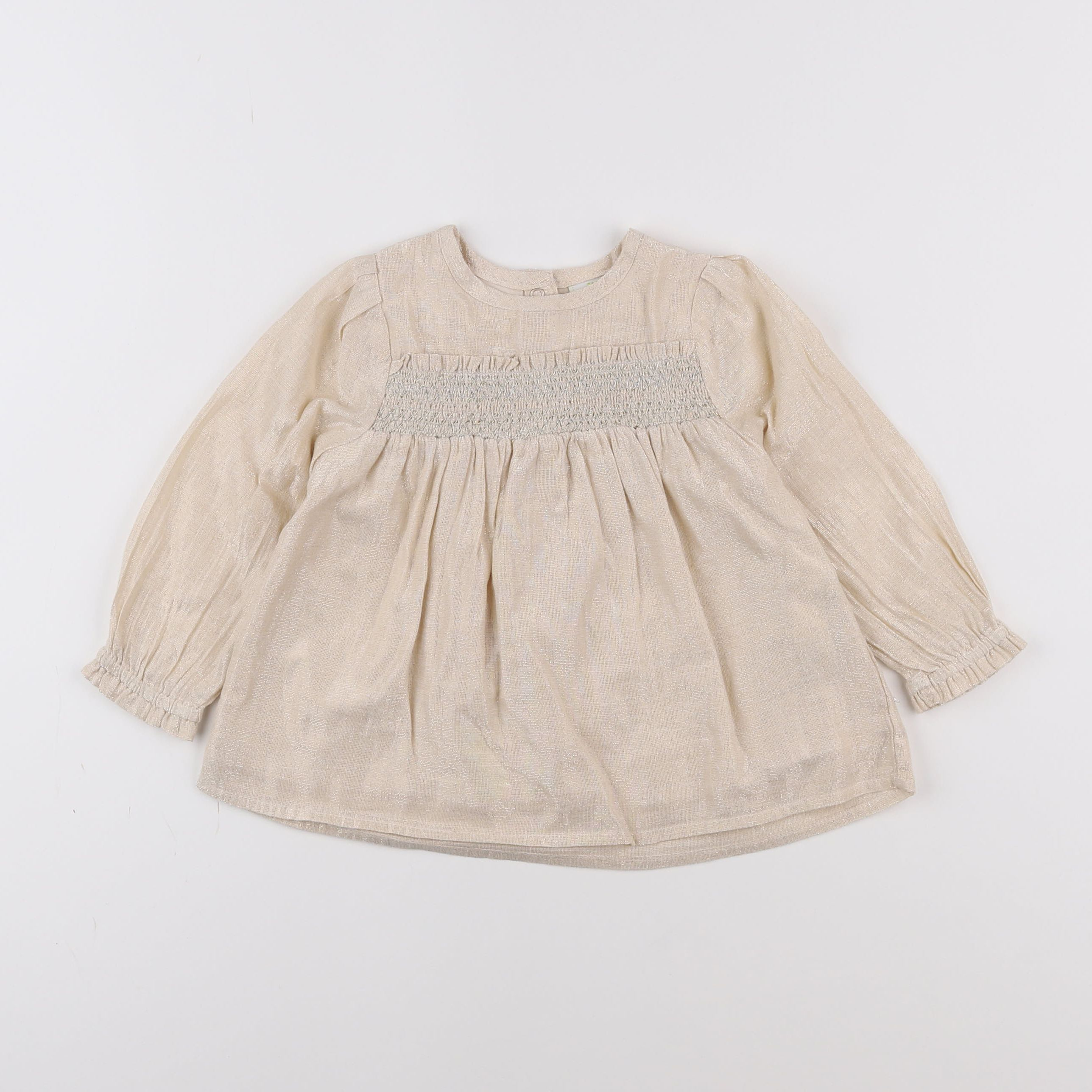 Tape à l'oeil - blouse or - 2 ans