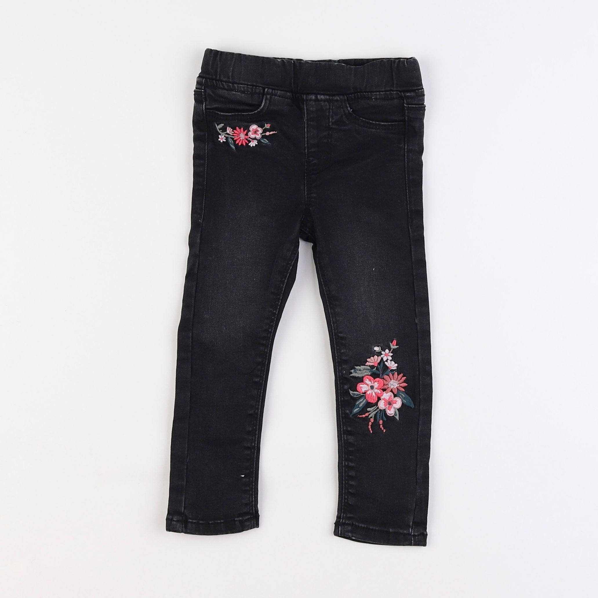 Vertbaudet - jegging noir - 2 ans