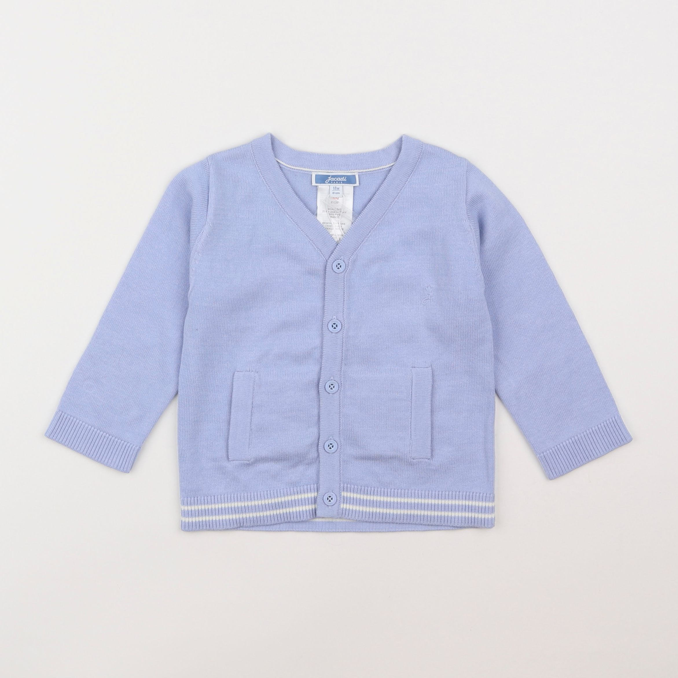 Jacadi - gilet bleu - 3 ans