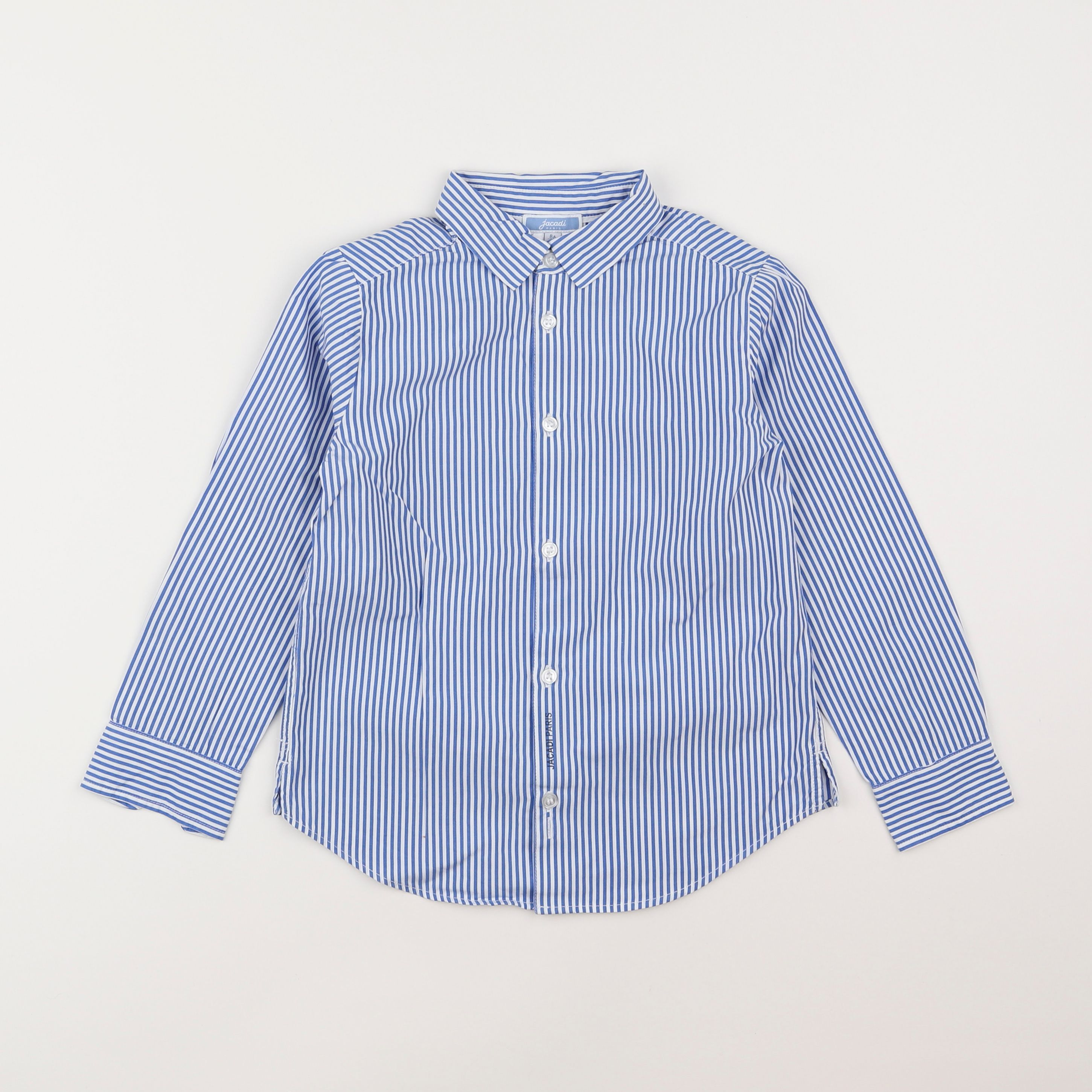 Jacadi - chemise bleu, blanc - 8 ans