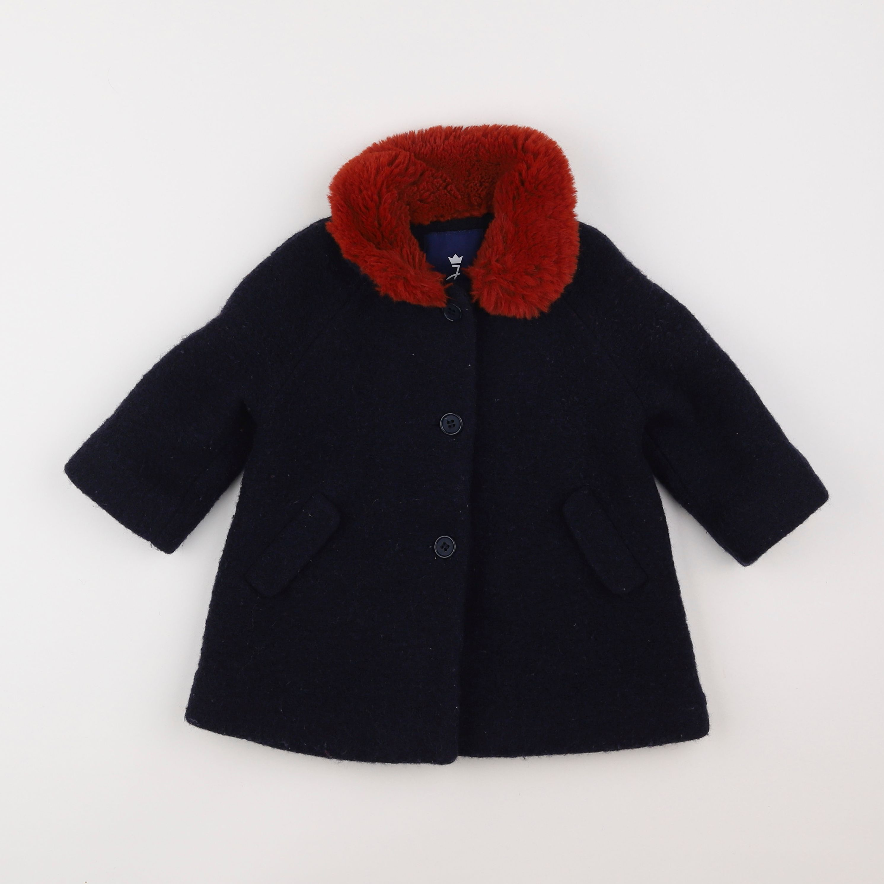 Jacadi - manteau bleu - 18 mois