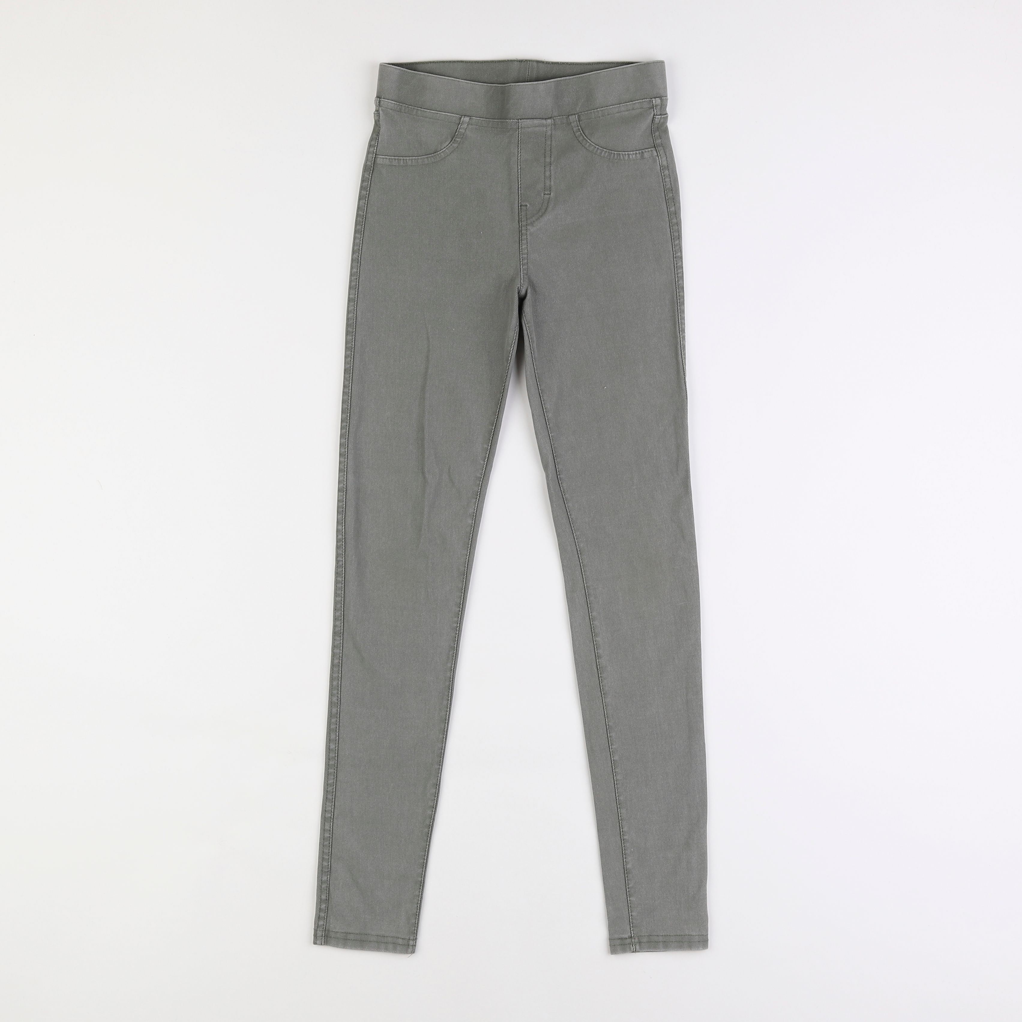 H&M - legging gris - 9/10 ans