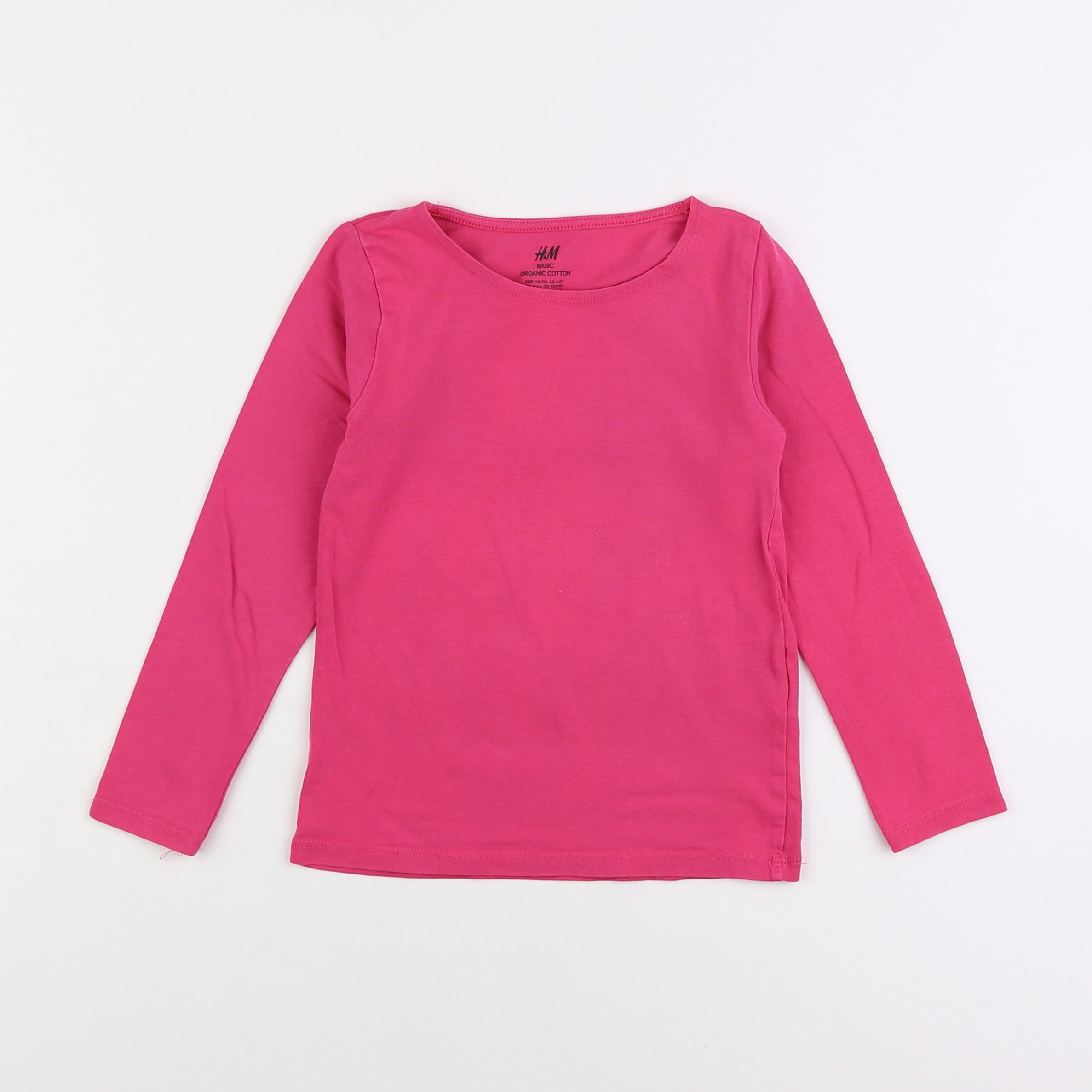 H&M - tee-shirt rose - 4/6 ans