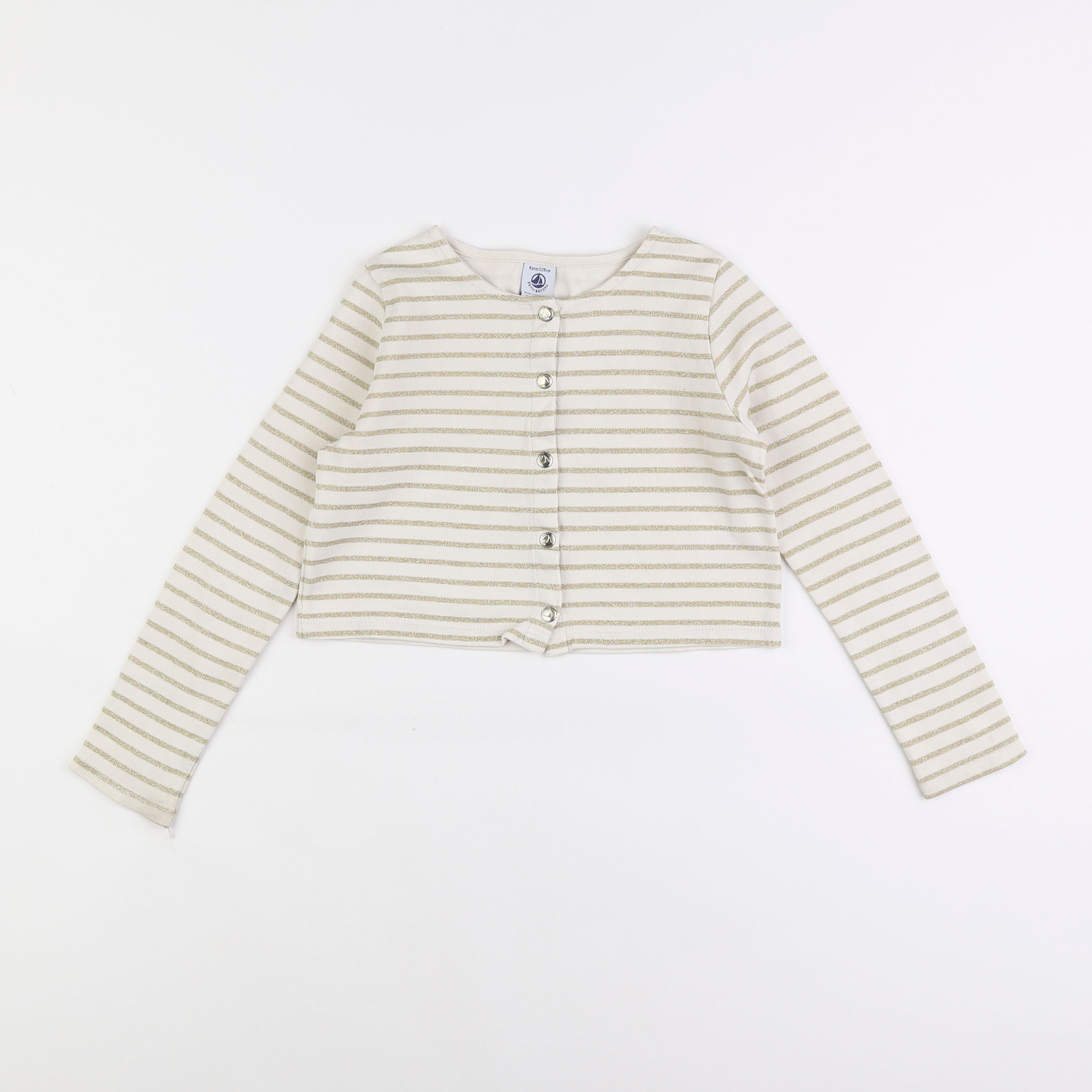 Petit Bateau - sweat or - 8 ans